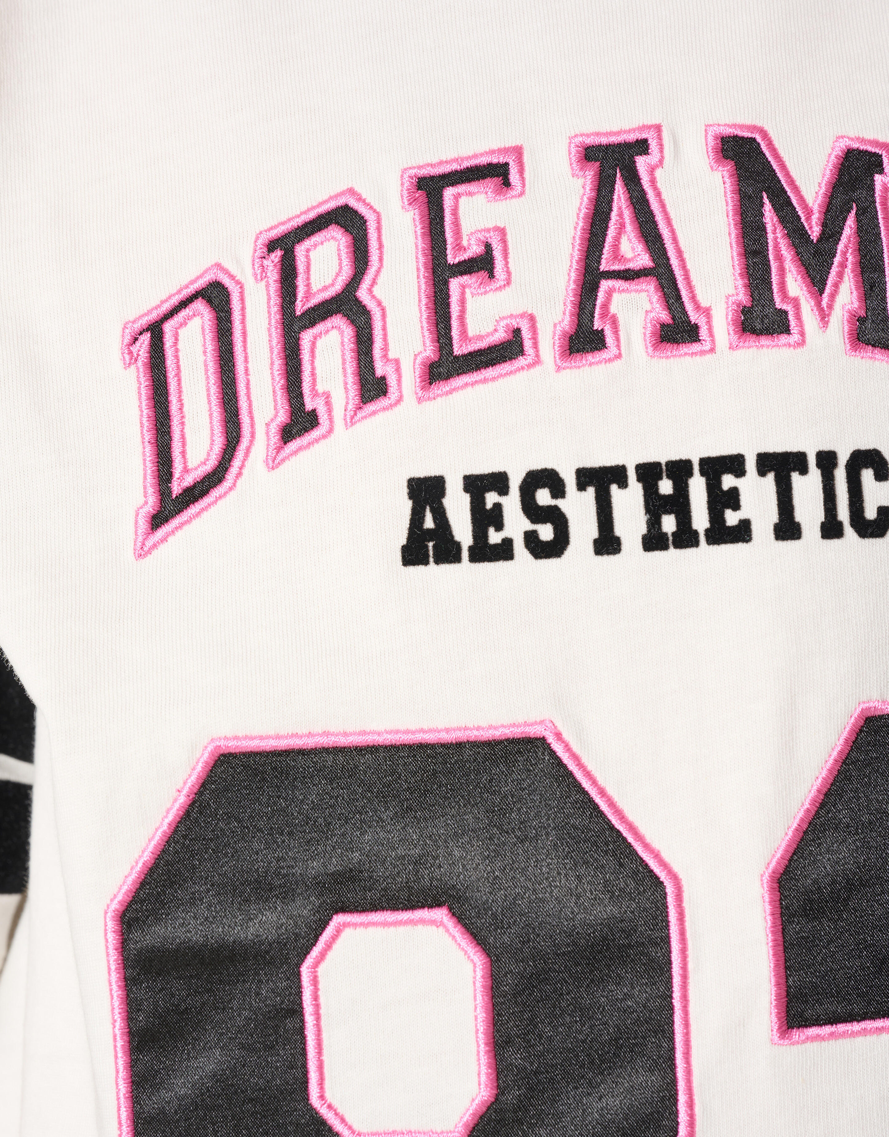 Varsity T-shirt Gebroken Wit SHOEBY GIRLS