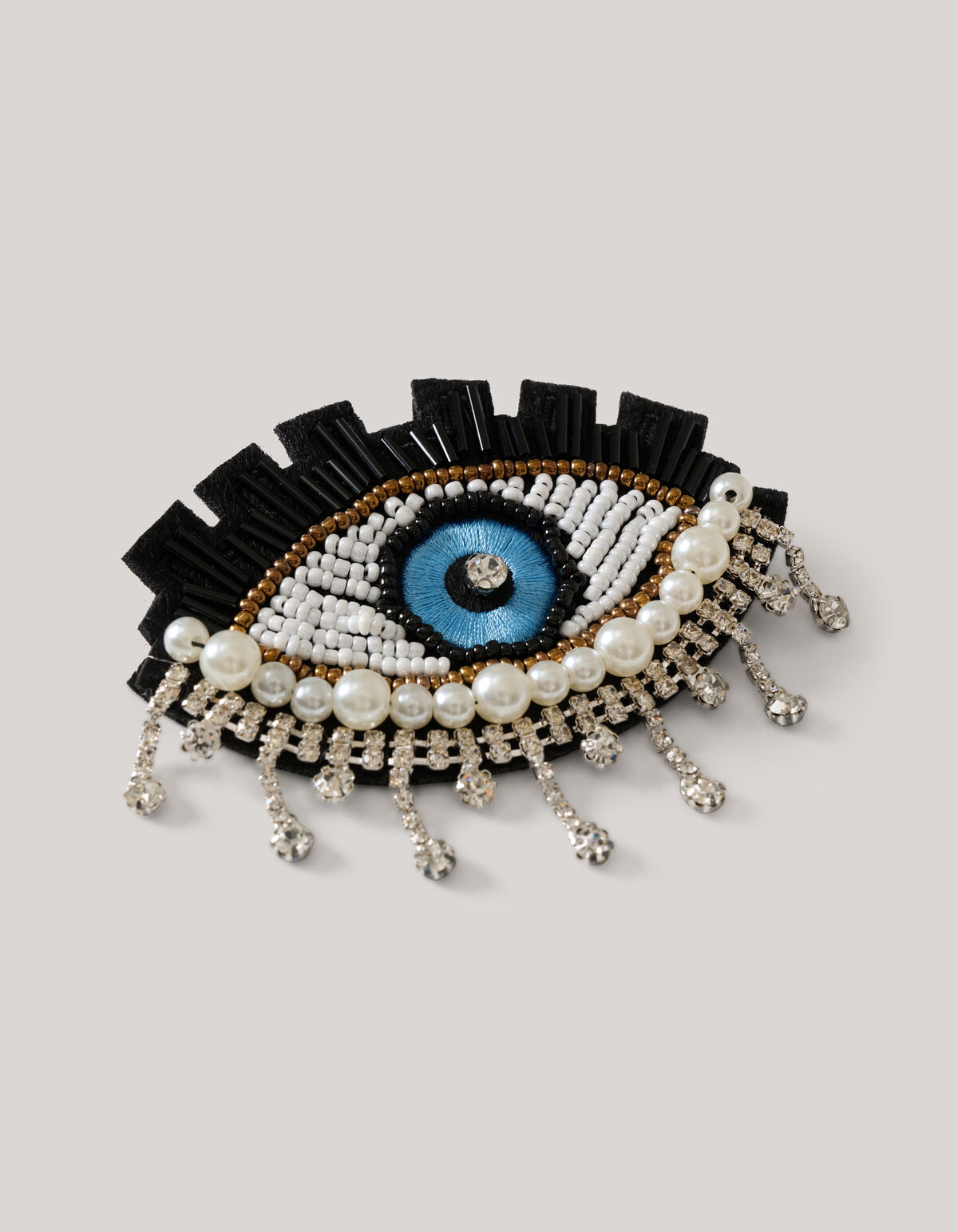 Eye Broche Goud By Fred SHOEBY ACCESSOIRES