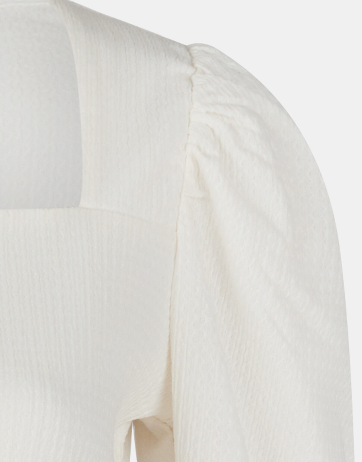 Crinkle Poff Top Eksept