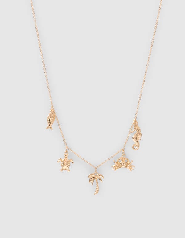 Sea Charm Ketting Goud SHOEBY ACCESSOIRES