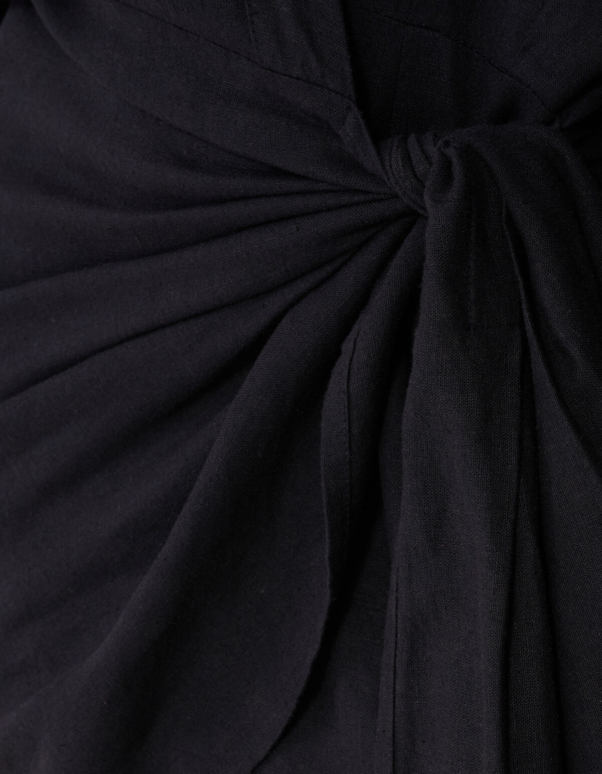 Overslag Mini Jurk Zwart By Lonneke SHOEBY WOMEN