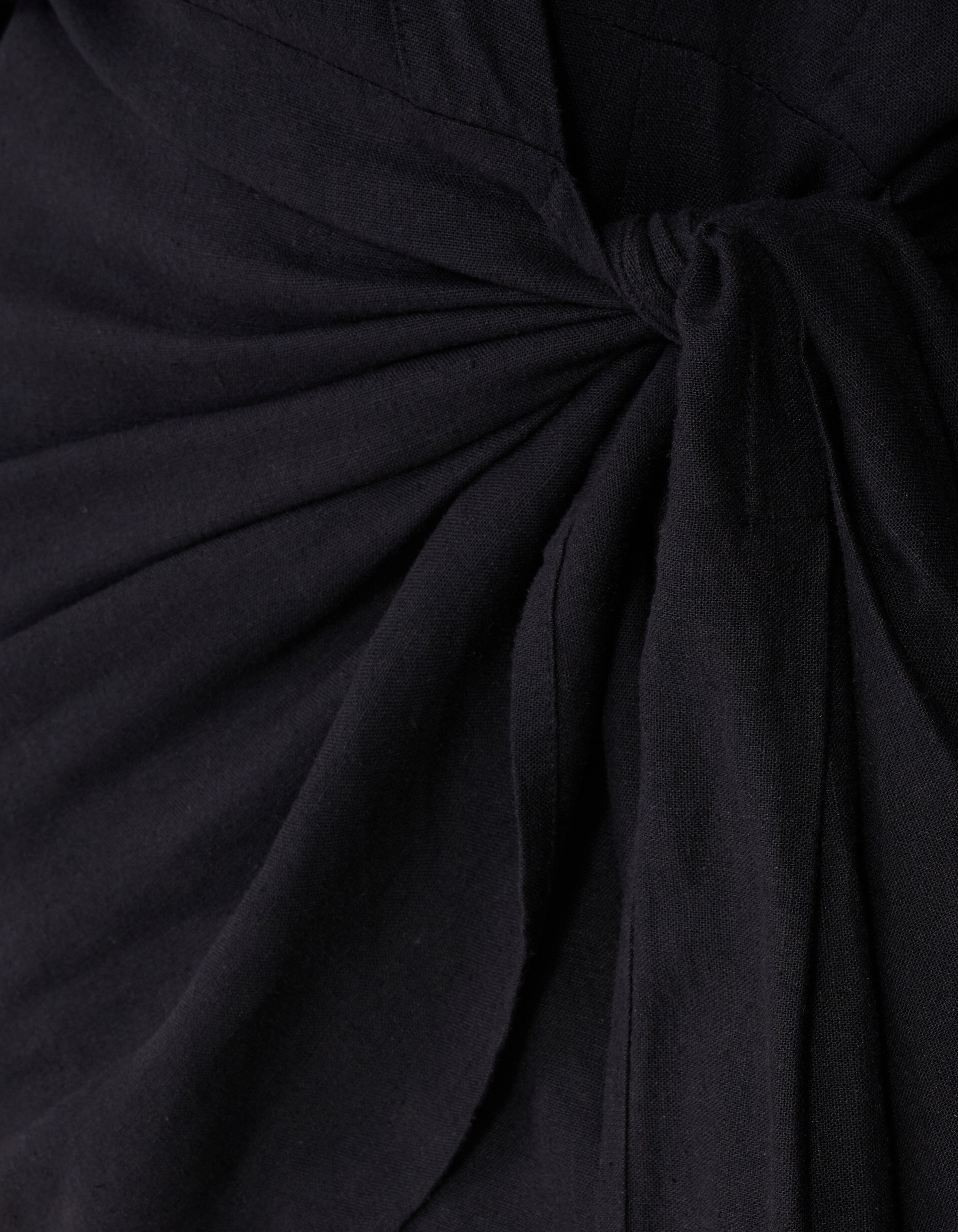 Overslag Mini Jurk Zwart By Lonneke SHOEBY WOMEN