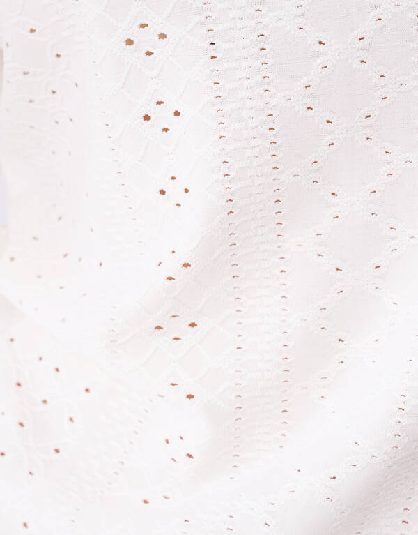 Embroidery Top Gebroken Wit SHOEBY WOMEN