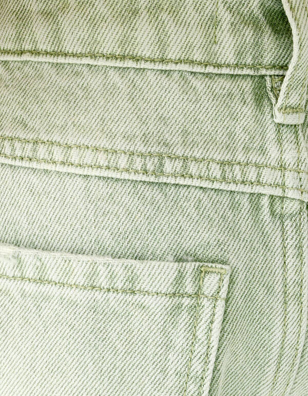 Rhinestone Denim Rok Groen SHOEBY GIRLS
