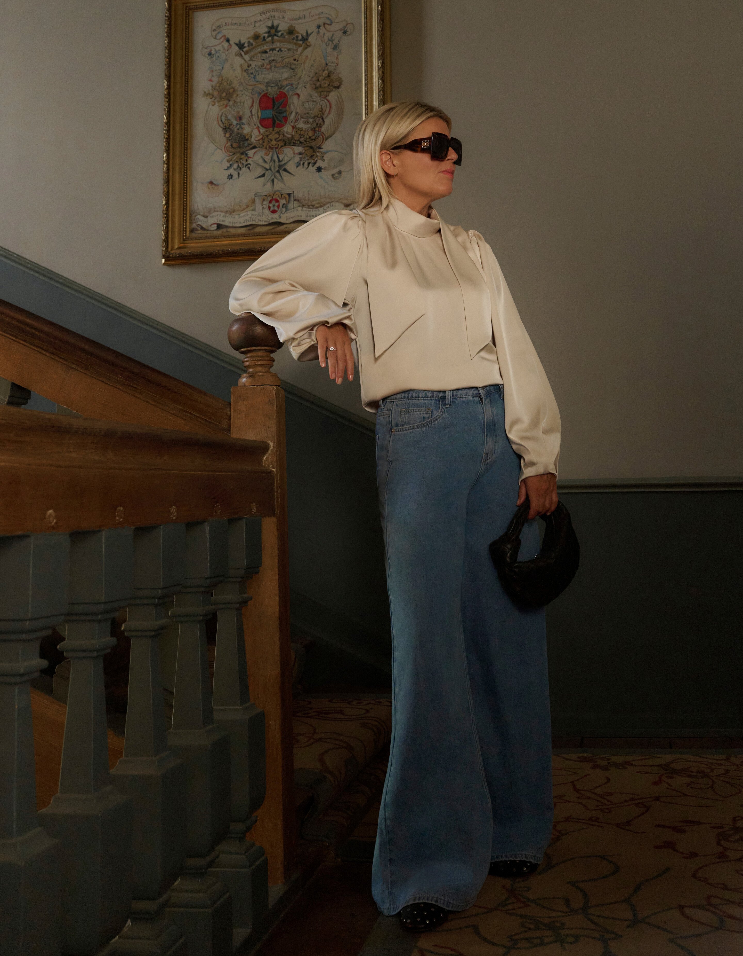 Satijnen Blouse Gebroken Wit By Lonneke SHOEBY WOMEN