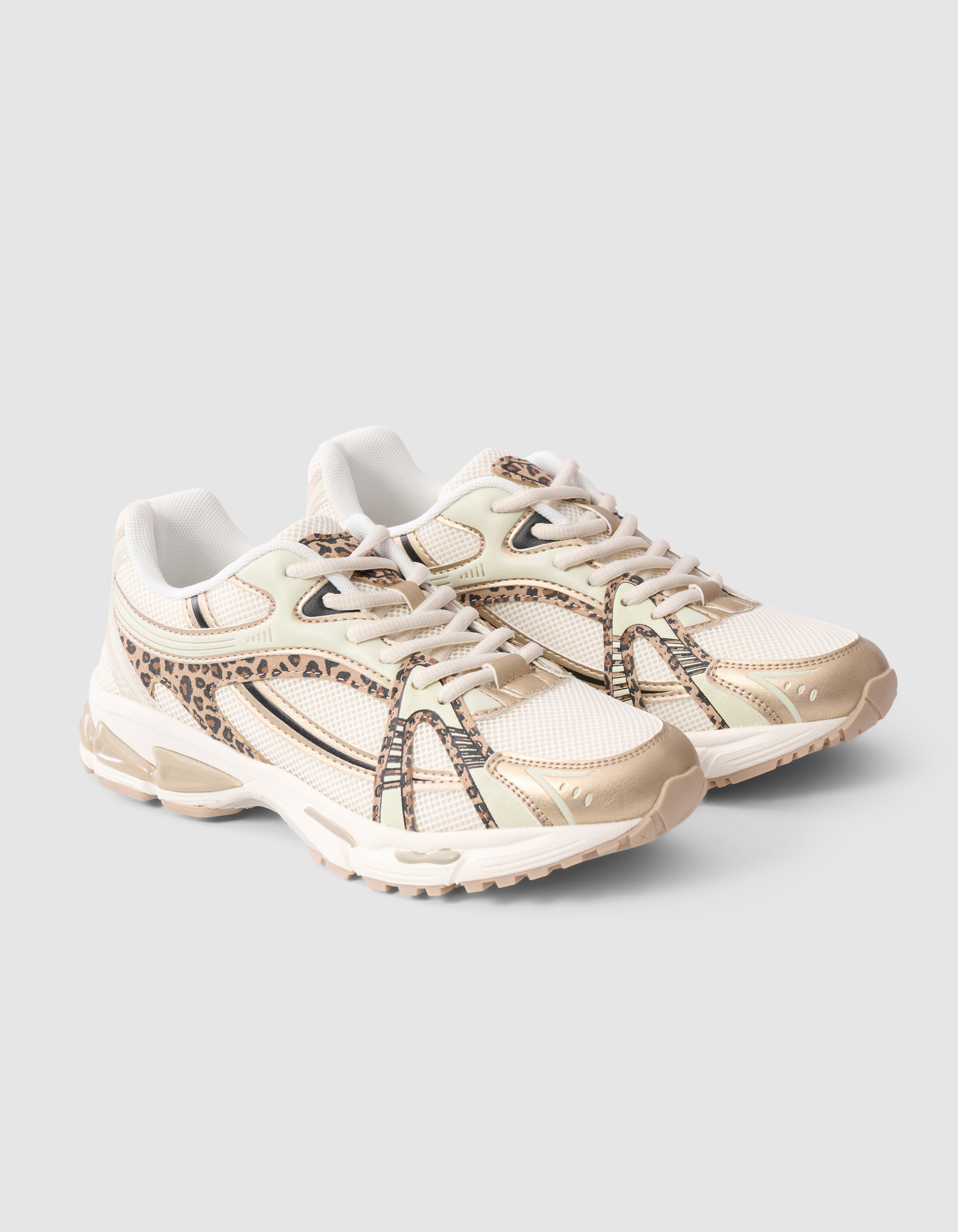 Leopard Sneakers Zand SHOEBY SHOES