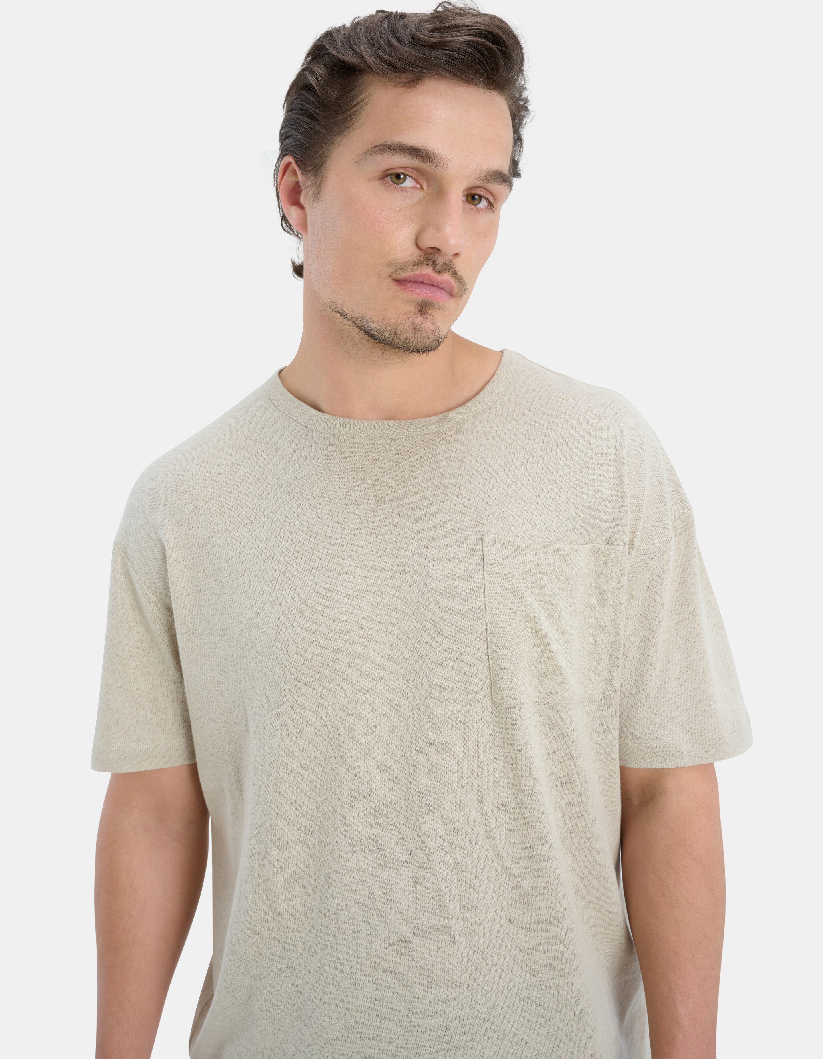 Linnen T-shirt REFILL