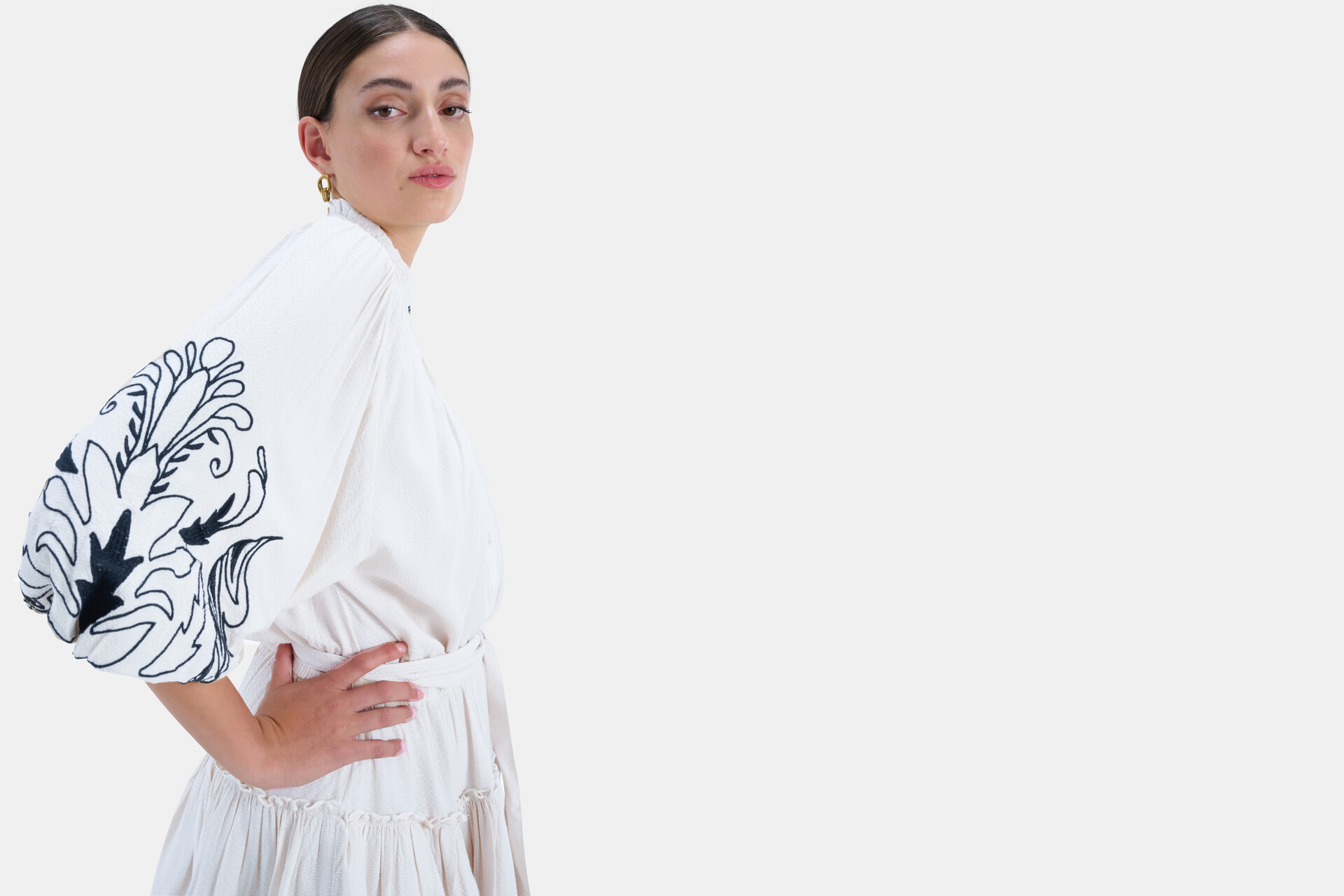 Dobbie Embroidery Jurk EKSEPT