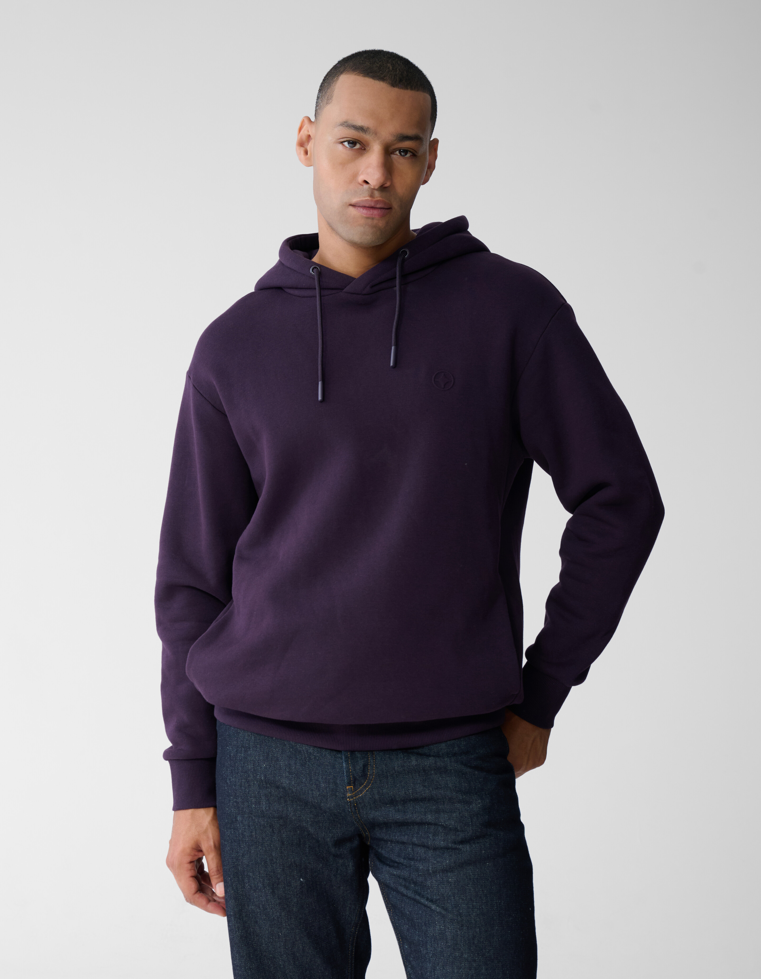 Sweat Hoodie Donkerrood SHOEBY MEN