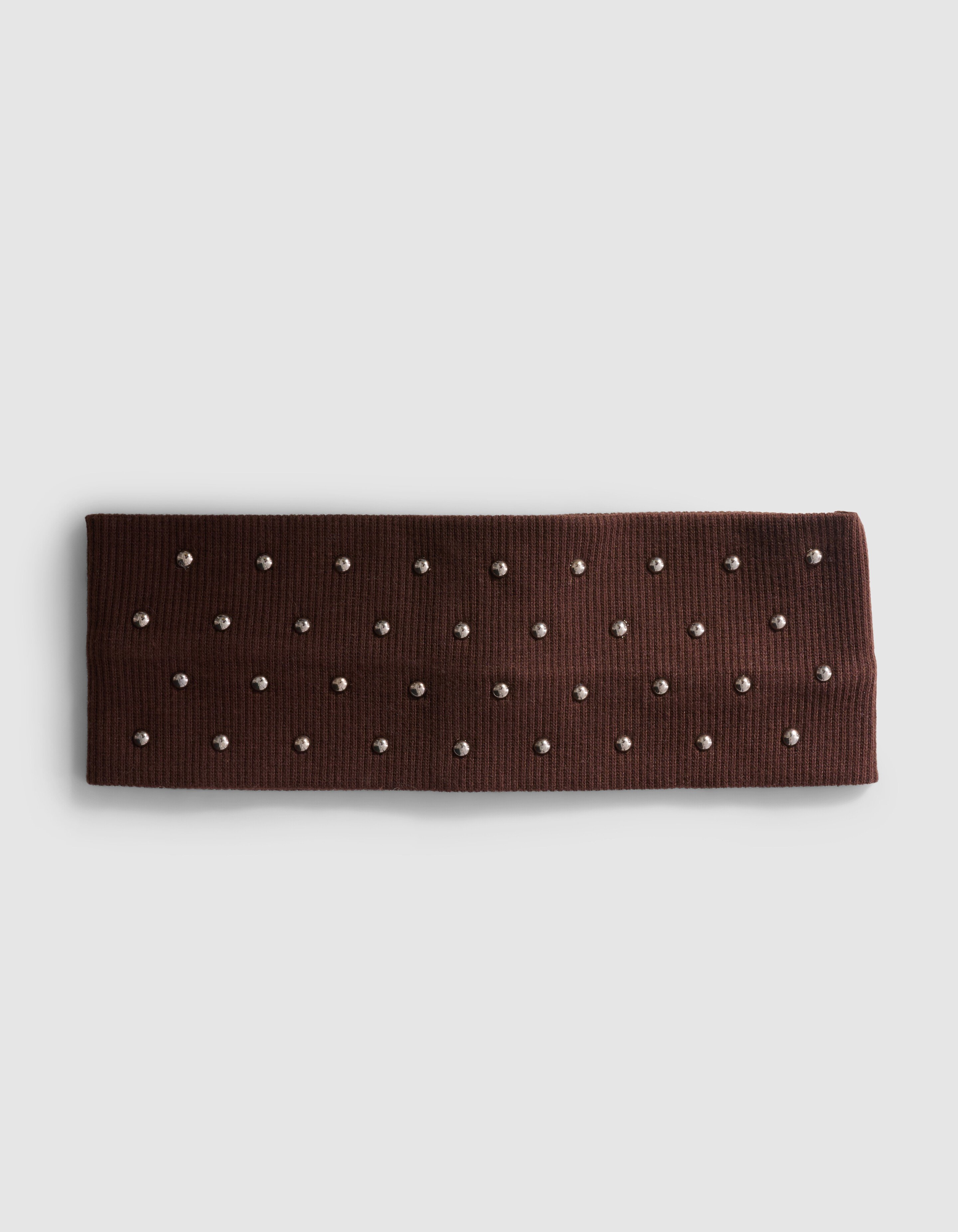 Stud Haarband Bruin SHOEBY ACCESSOIRES