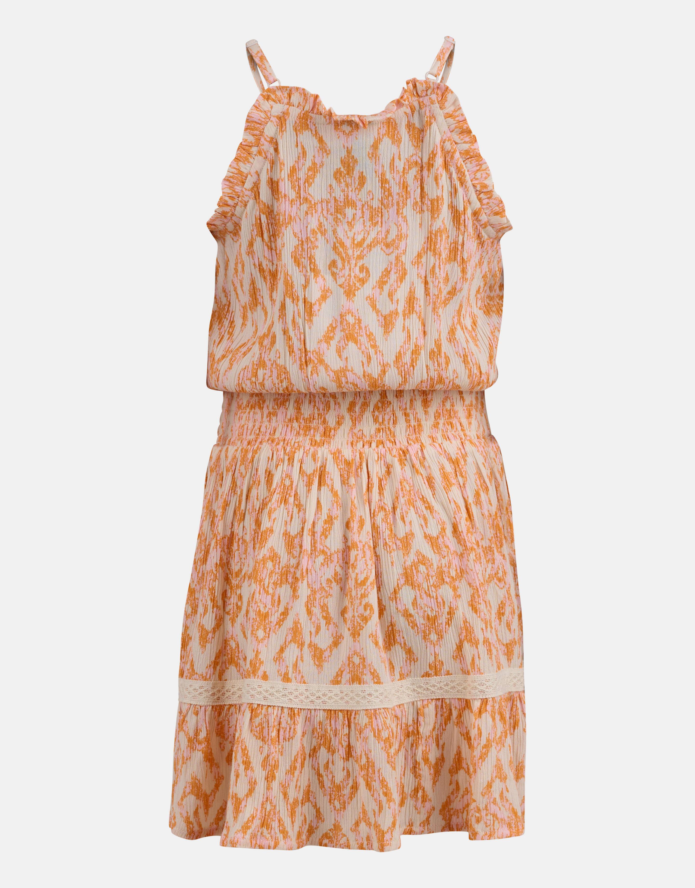 Duo Print Jurk Roze/Oranje JILL&MITCH