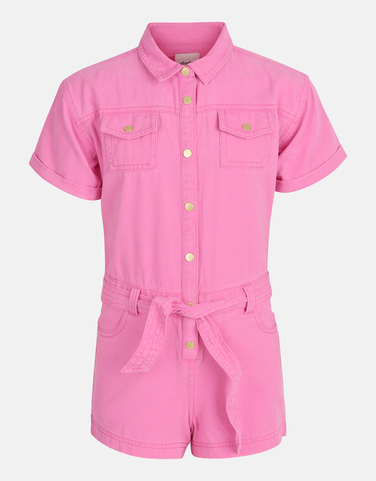 Twill Jumpsuit Roze SHOEBY GIRLS