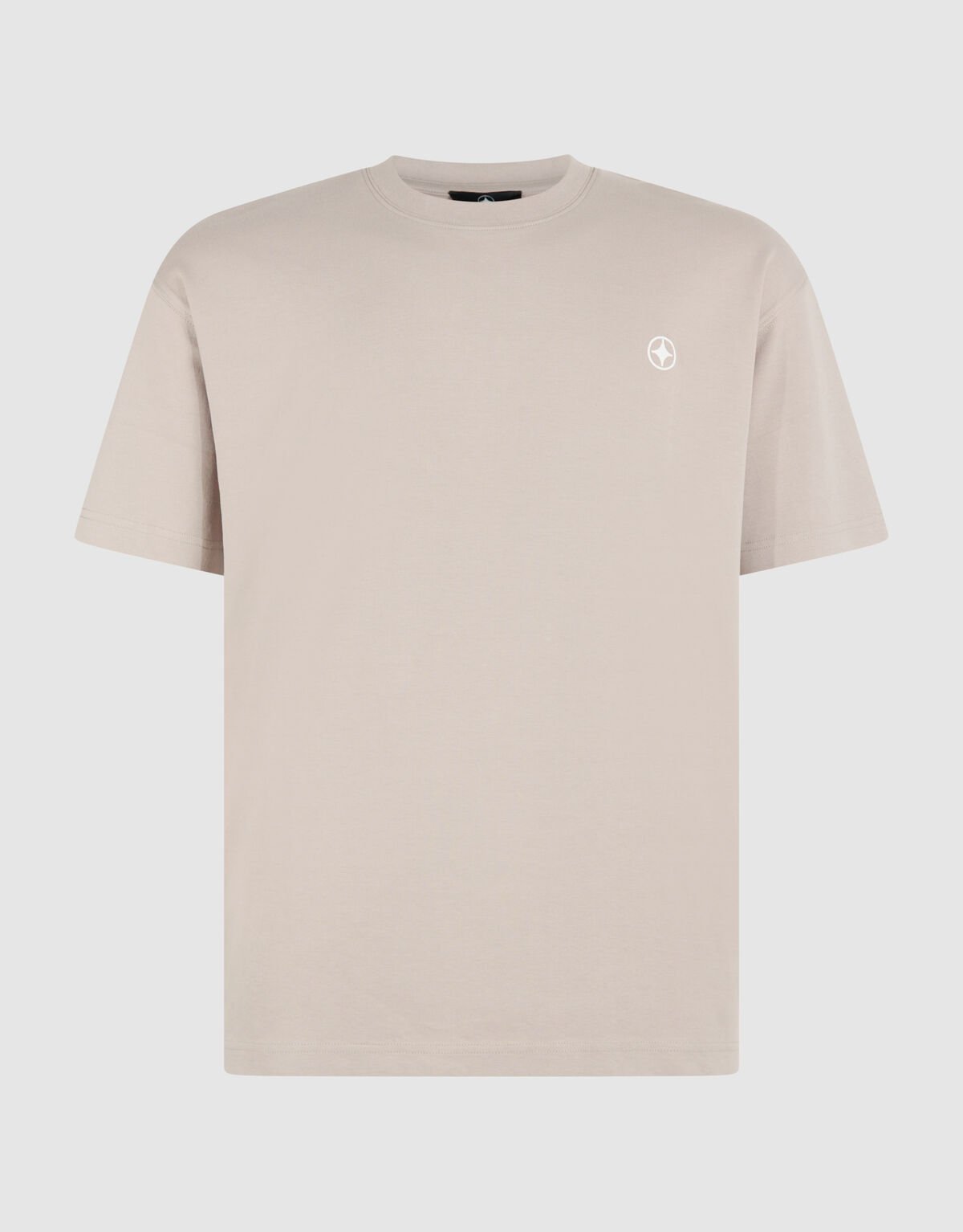 Spark Embroidery T-shirt Lichtbruin SHOEBY MEN