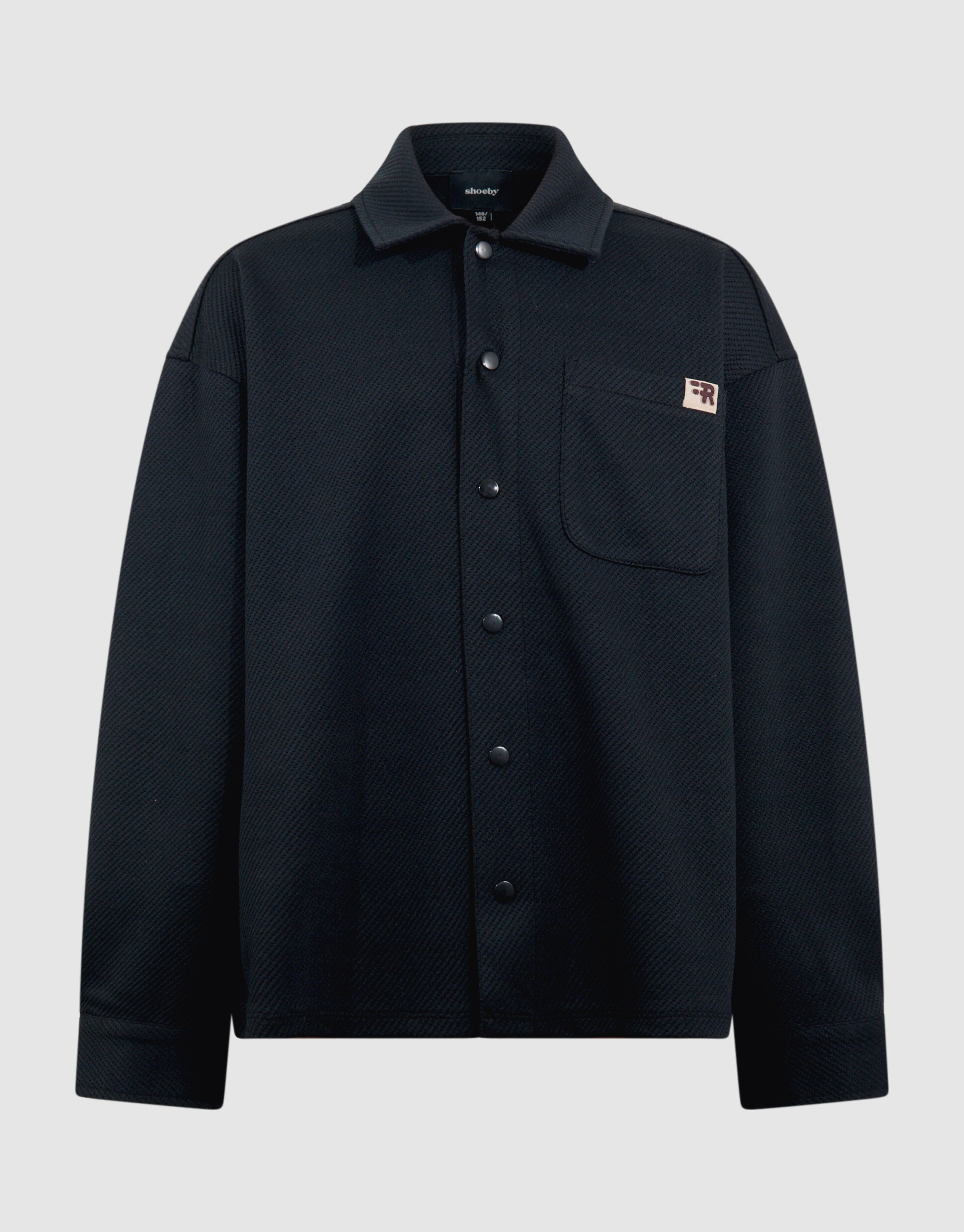 Structuur Overshirt Donkergrijs SHOEBY BOYS