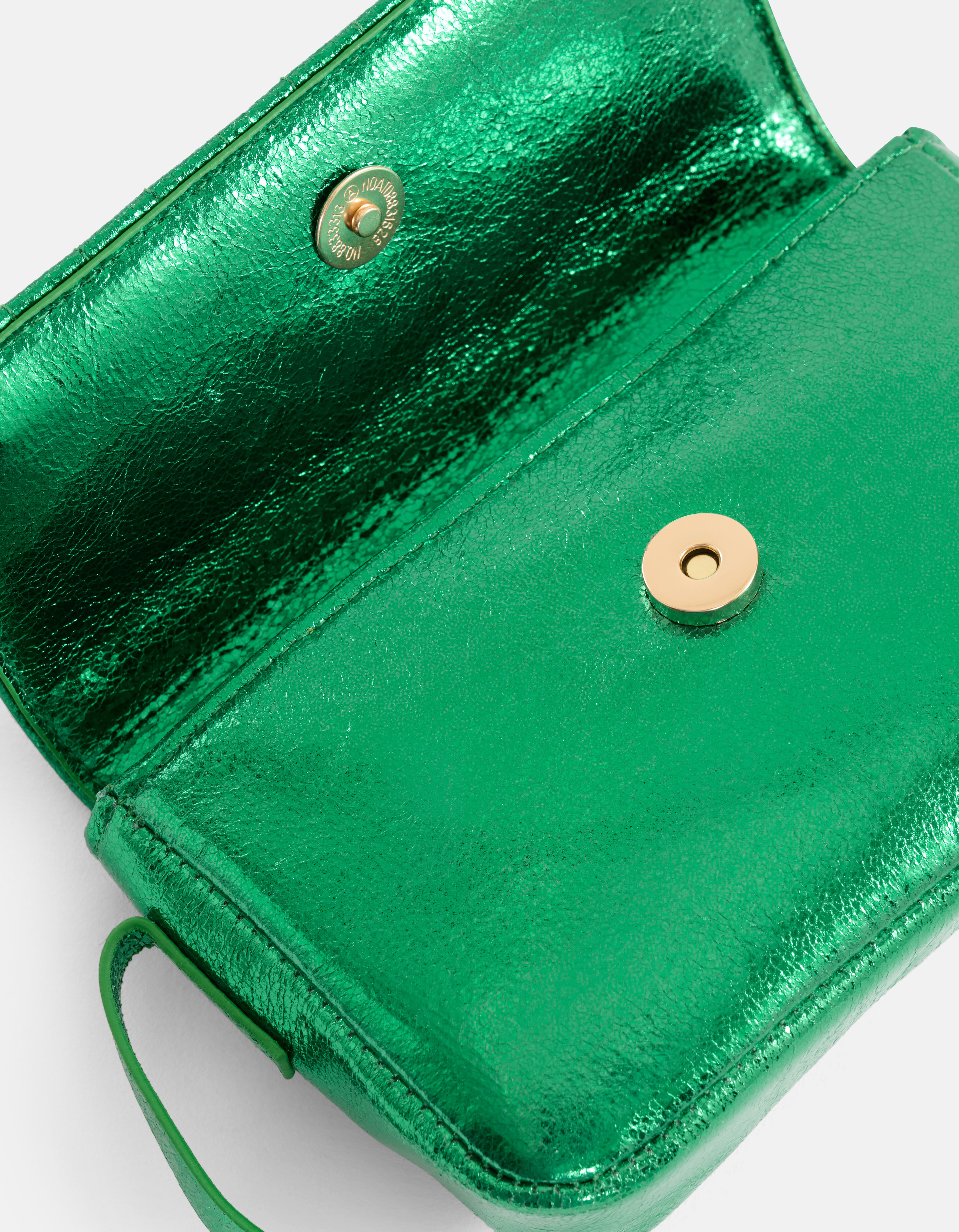 Metallic Quilted Tas Groen SHOEBY ACCESSOIRES