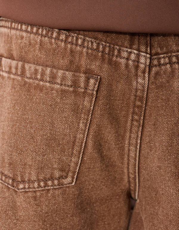 Heart Denim Skort Bruin SHOEBY GIRLS