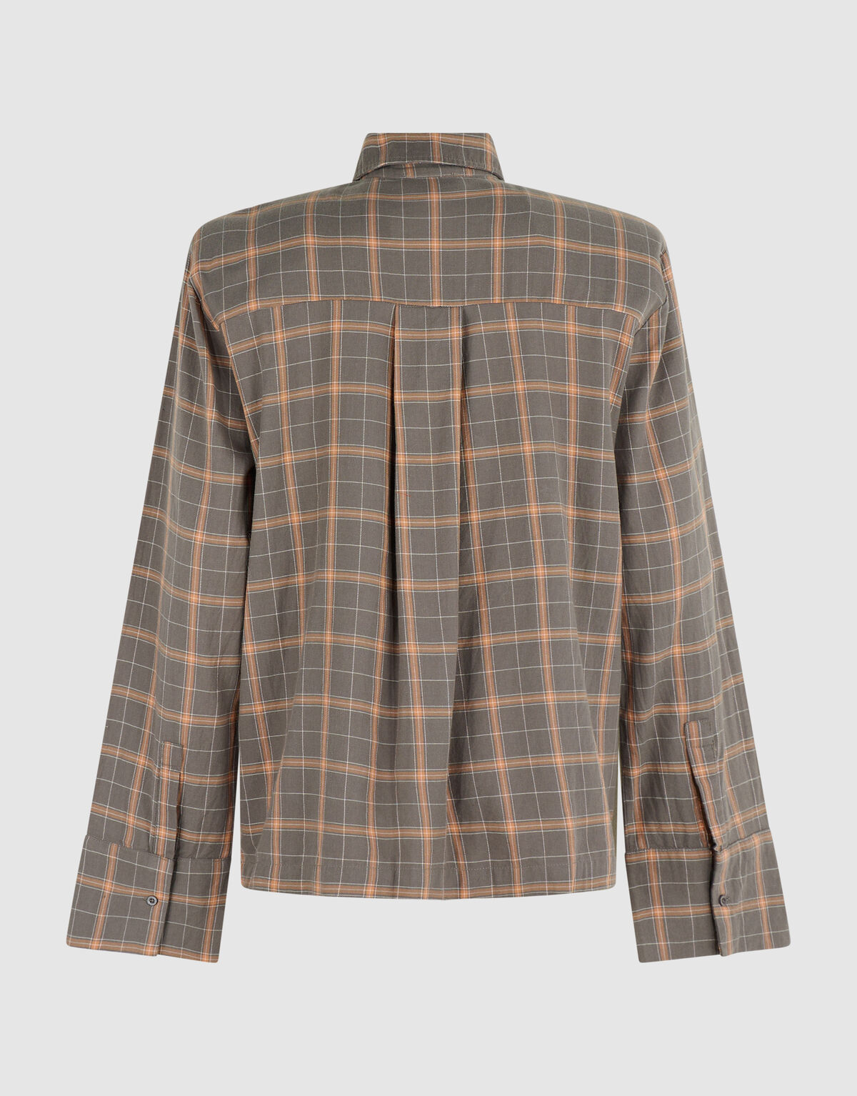 Geruite Blouse Bruin SHOEBY WOMEN
