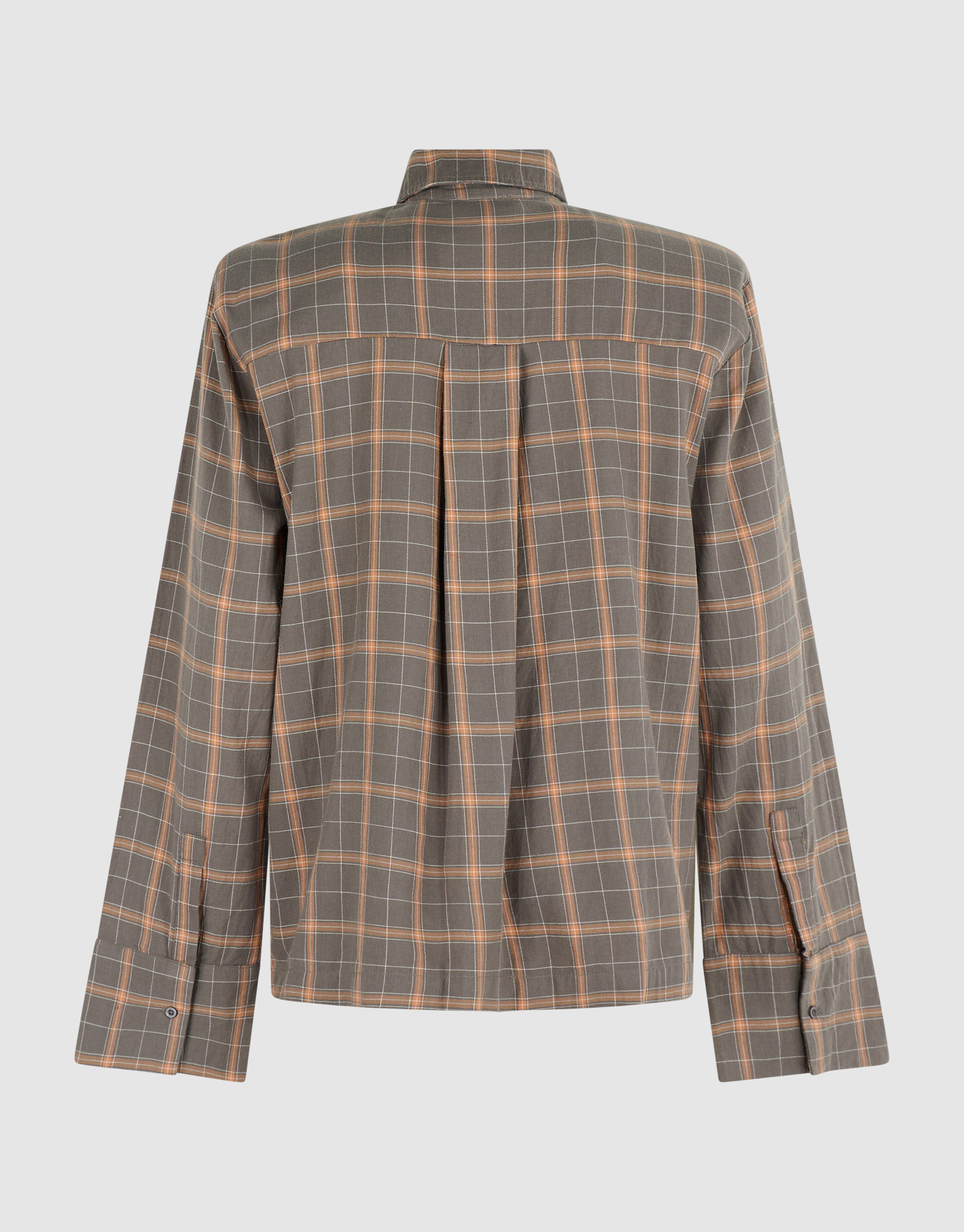 Geruite Blouse Bruin SHOEBY WOMEN