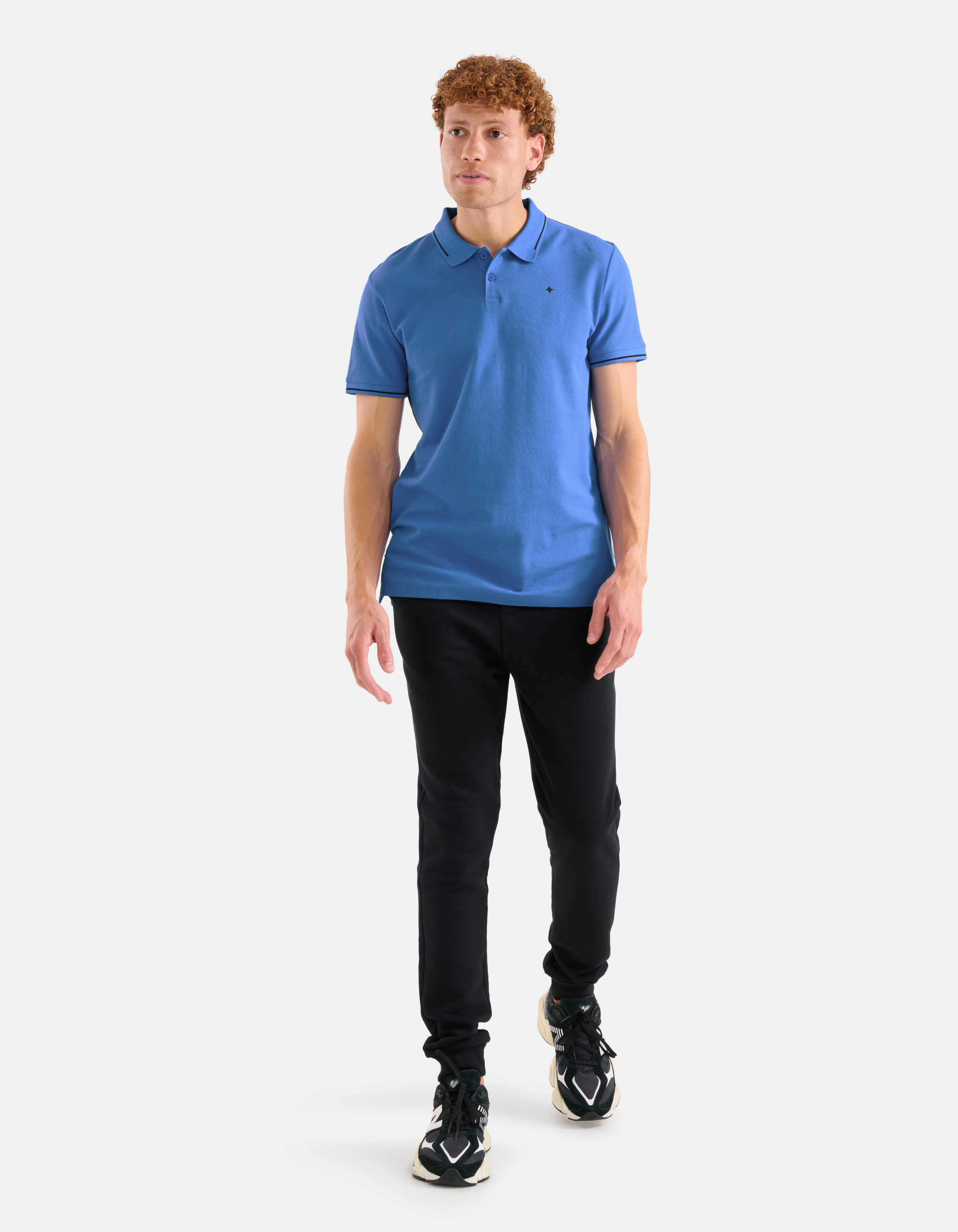 Basis Polo Blauw SHOEBY MEN