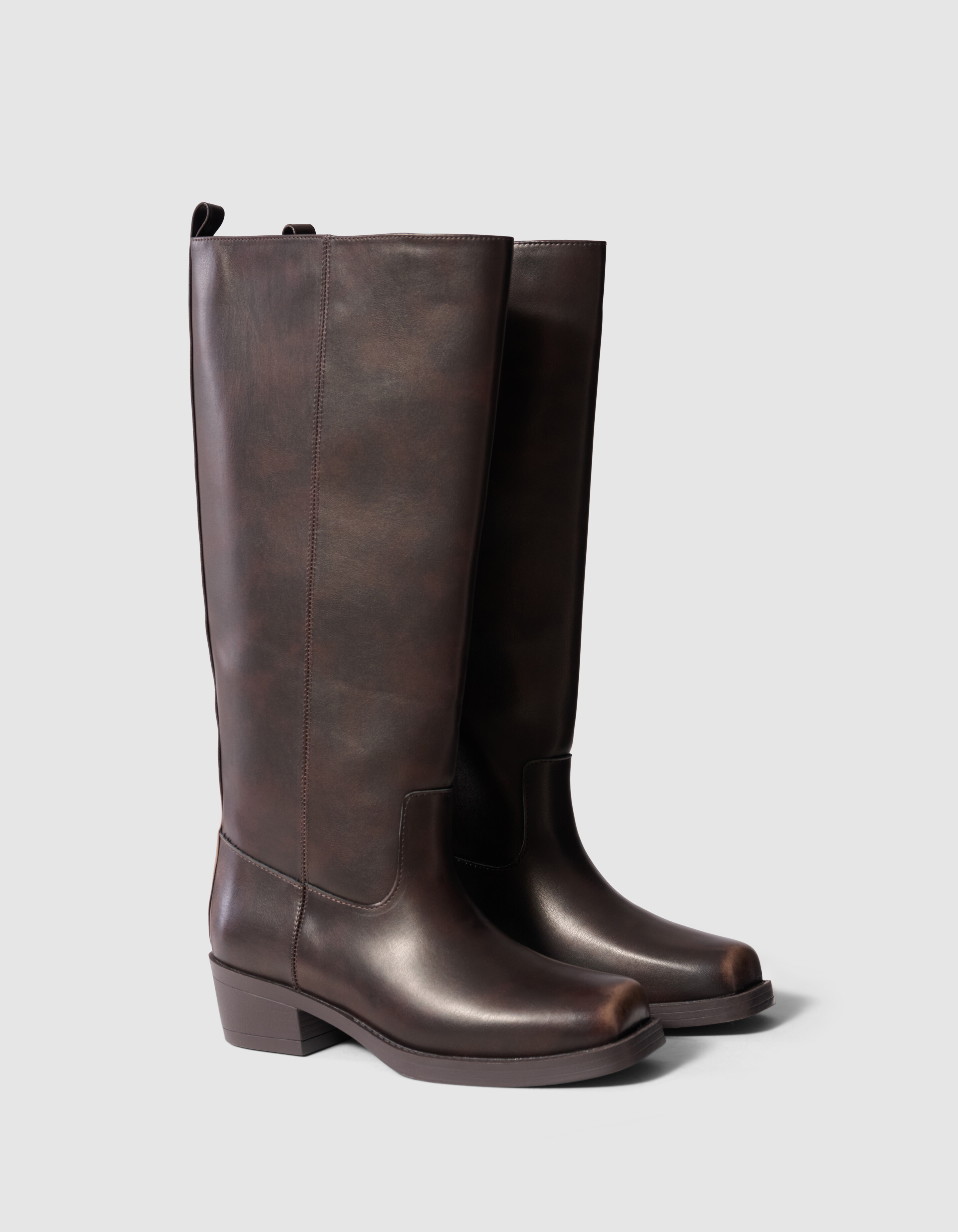Hoge laarzen Donkerbruin SHOEBY SHOES