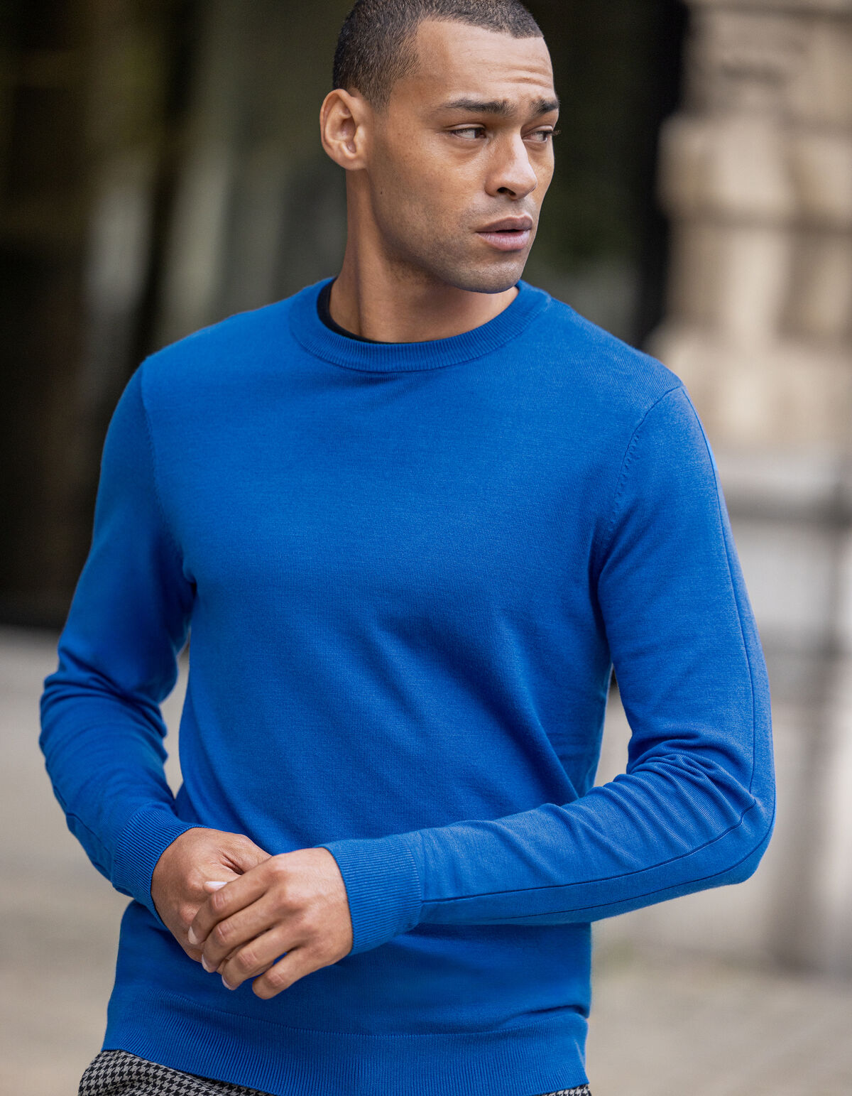 Pied De Poule Pantalon Zwart SHOEBY MEN