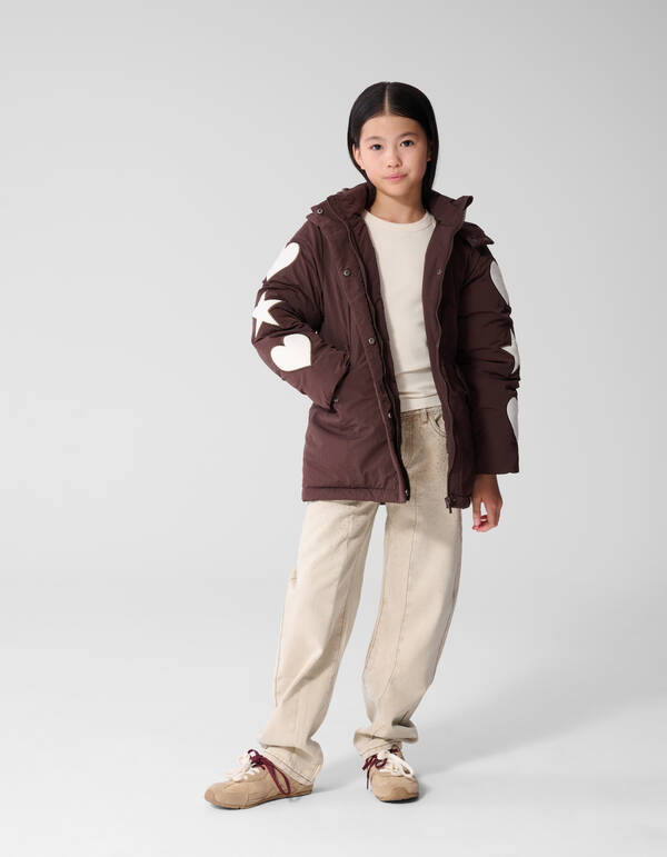 Technische Icon Jas Donkerbruin SHOEBY GIRLS