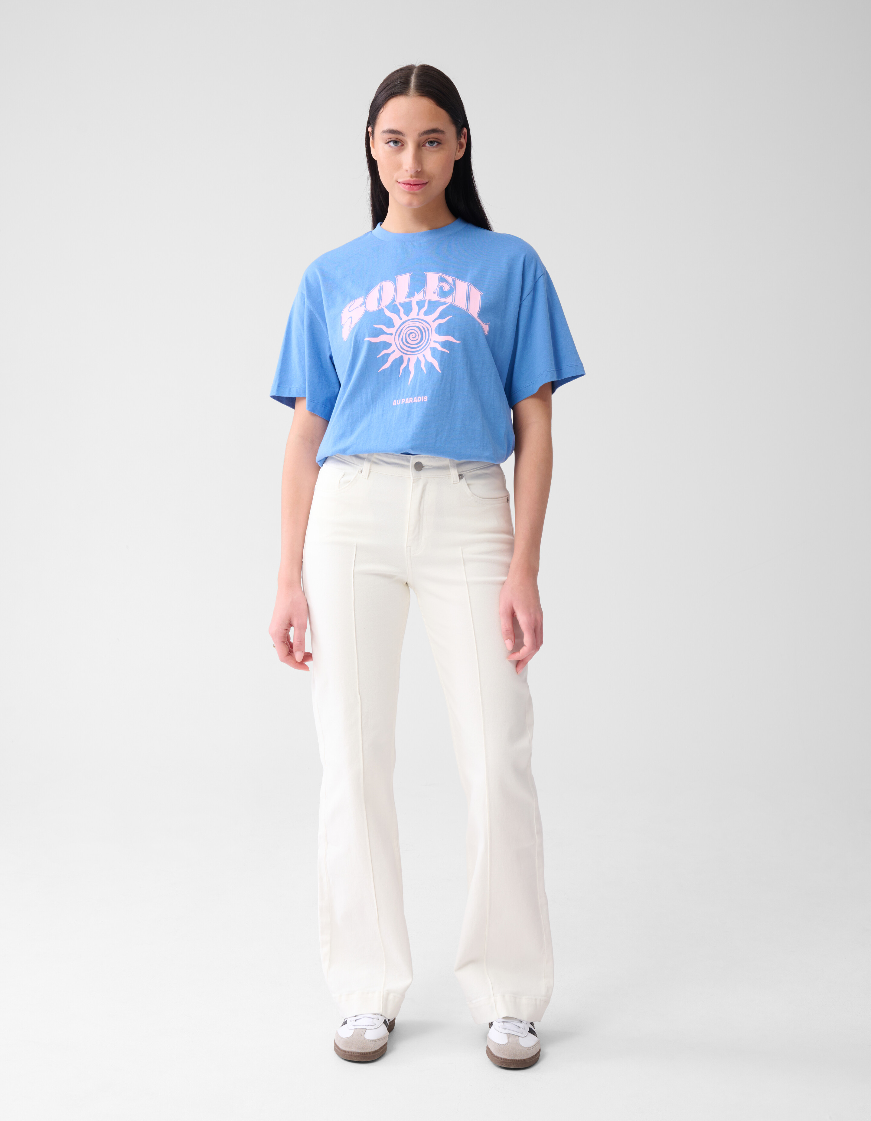 Flared Fit Jeans Gebroken Wit SHOEBY WOMEN