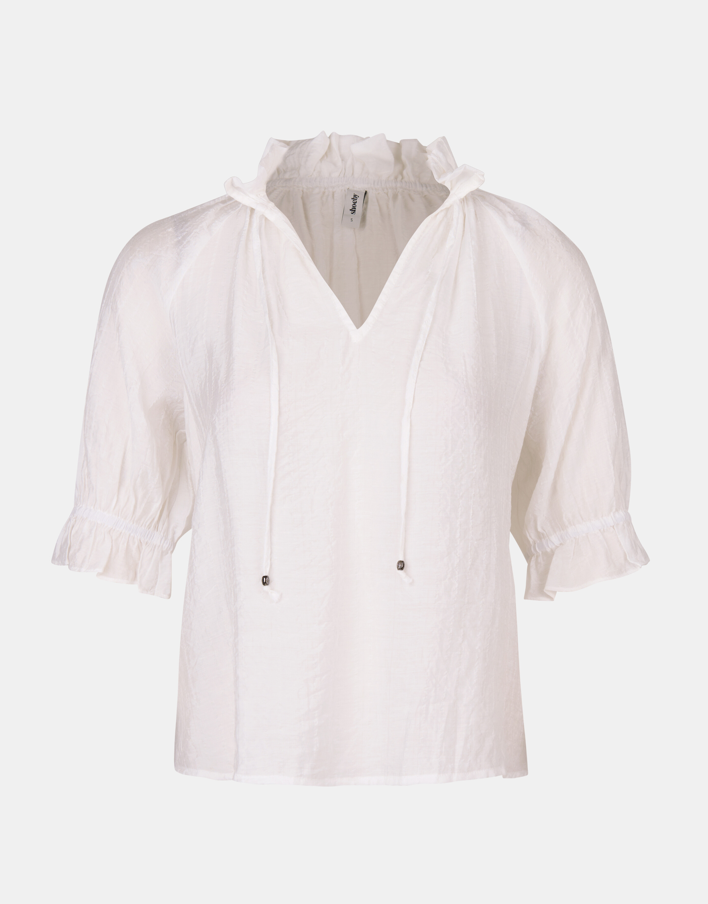 V-hals Top Wit SHOEBY WOMEN