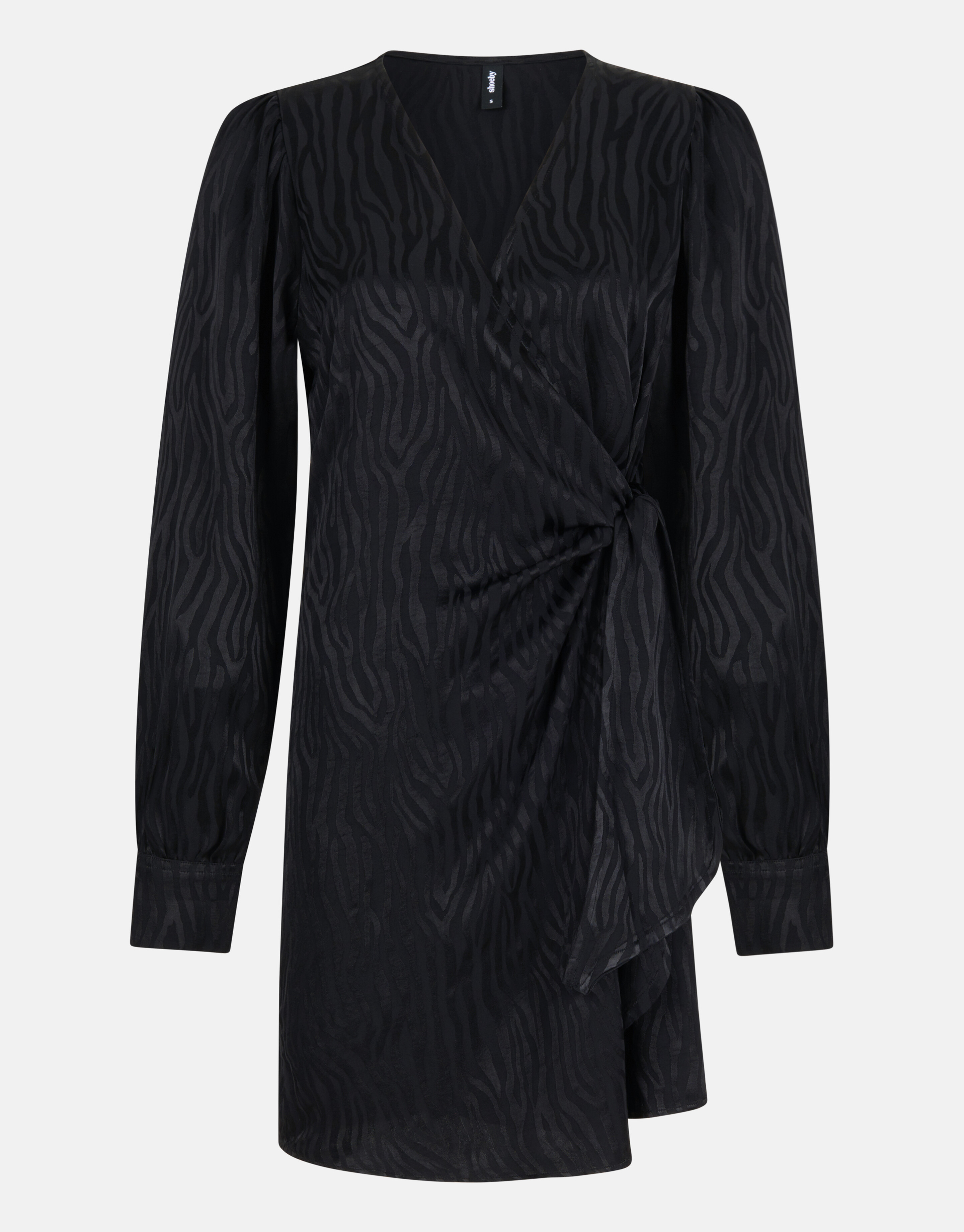 Jacquard Wikkeljurk Zwart SHOEBY WOMEN