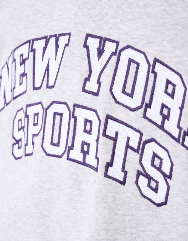 New York Artwork Sweater Lichtgrijs SHOEBY BOYS