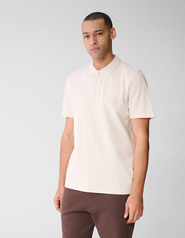 Gebreide Polo Lichtgrijs SHOEBY MEN