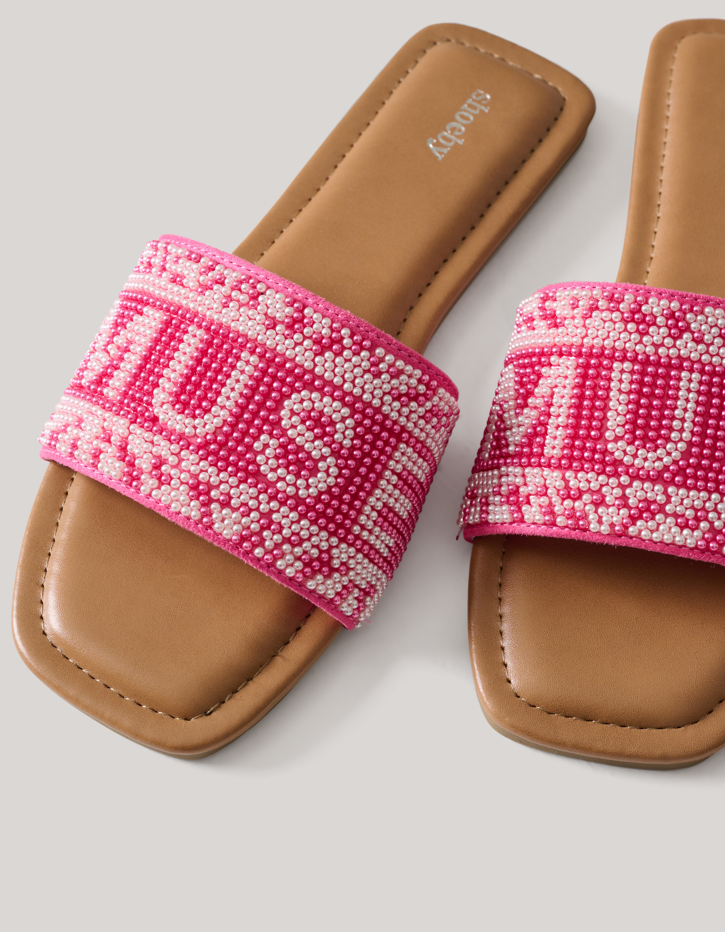Beaded Slipper Roze SHOEBY SHOES