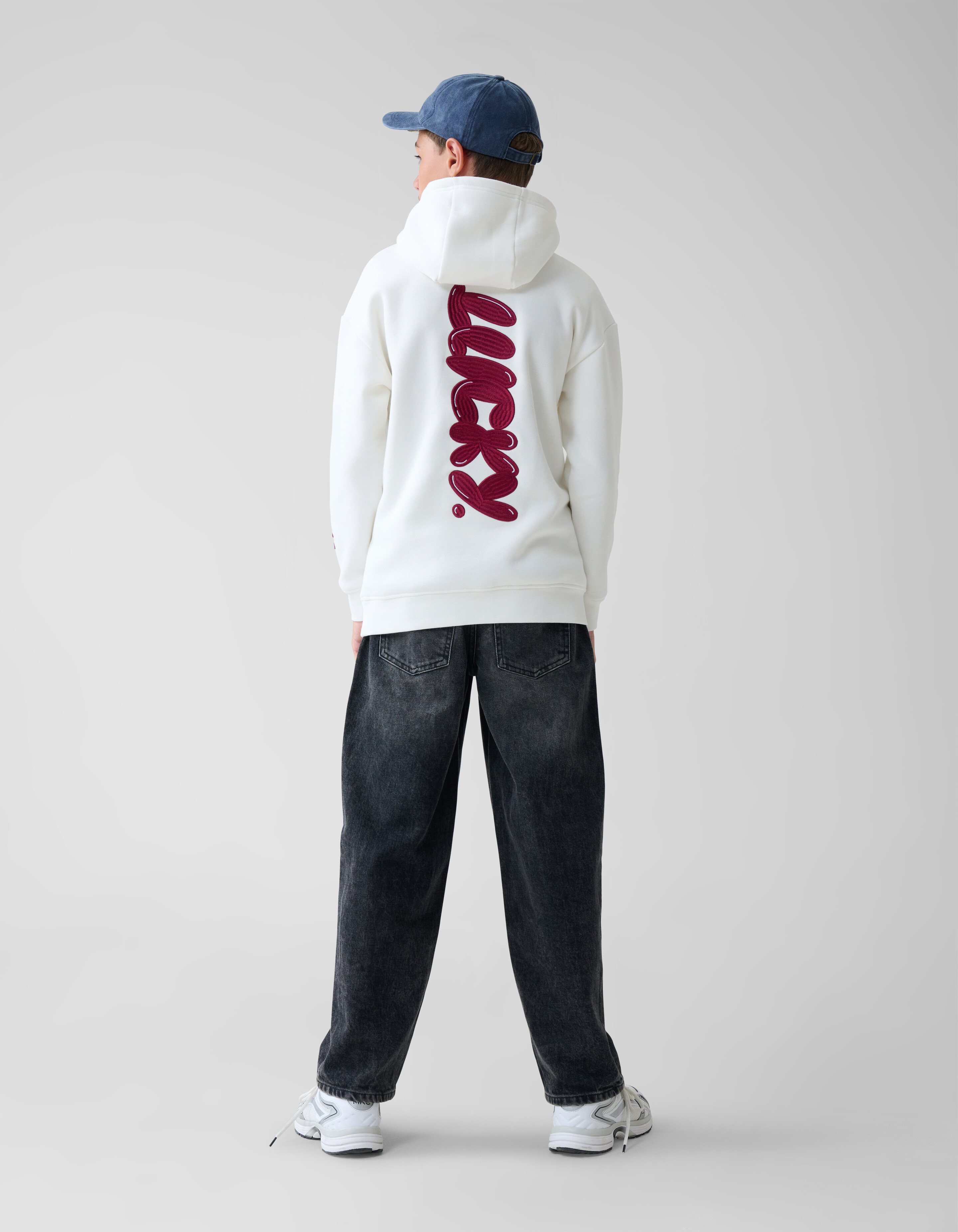 Artwork Hoodie Gebroken Wit SHOEBY BOYS