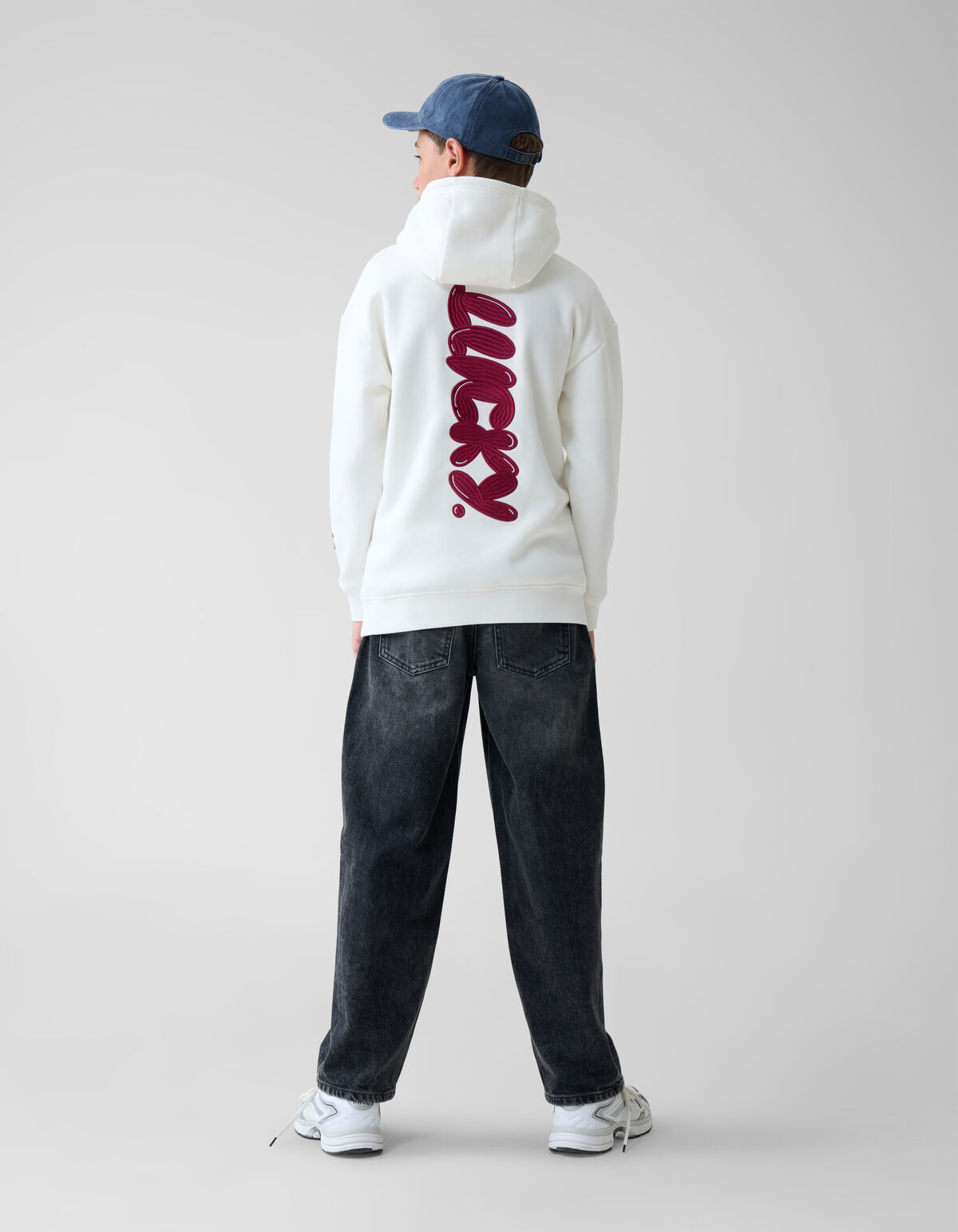 Artwork Hoodie Gebroken Wit SHOEBY BOYS