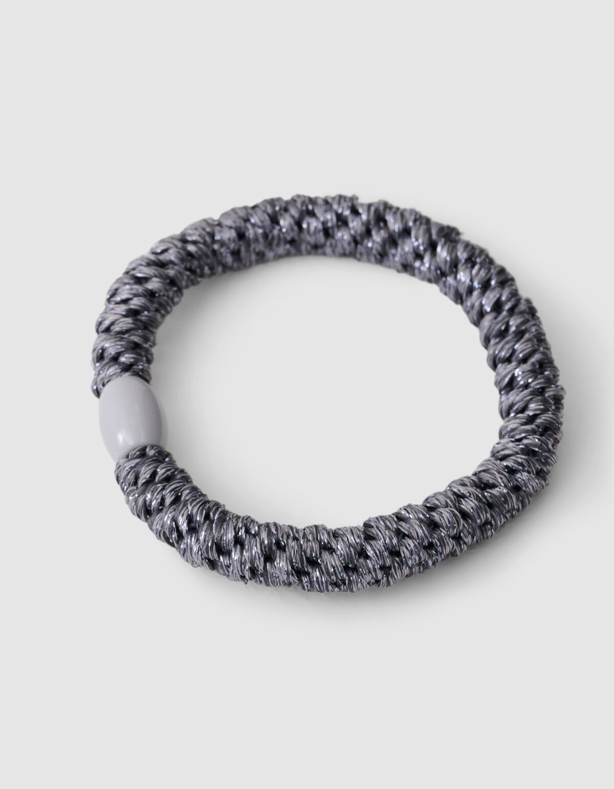 Lurex Haarelastiek Grijs SHOEBY ACCESSOIRES