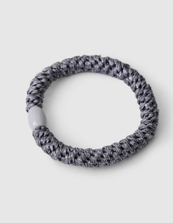 Lurex Haarelastiek Grijs SHOEBY ACCESSOIRES