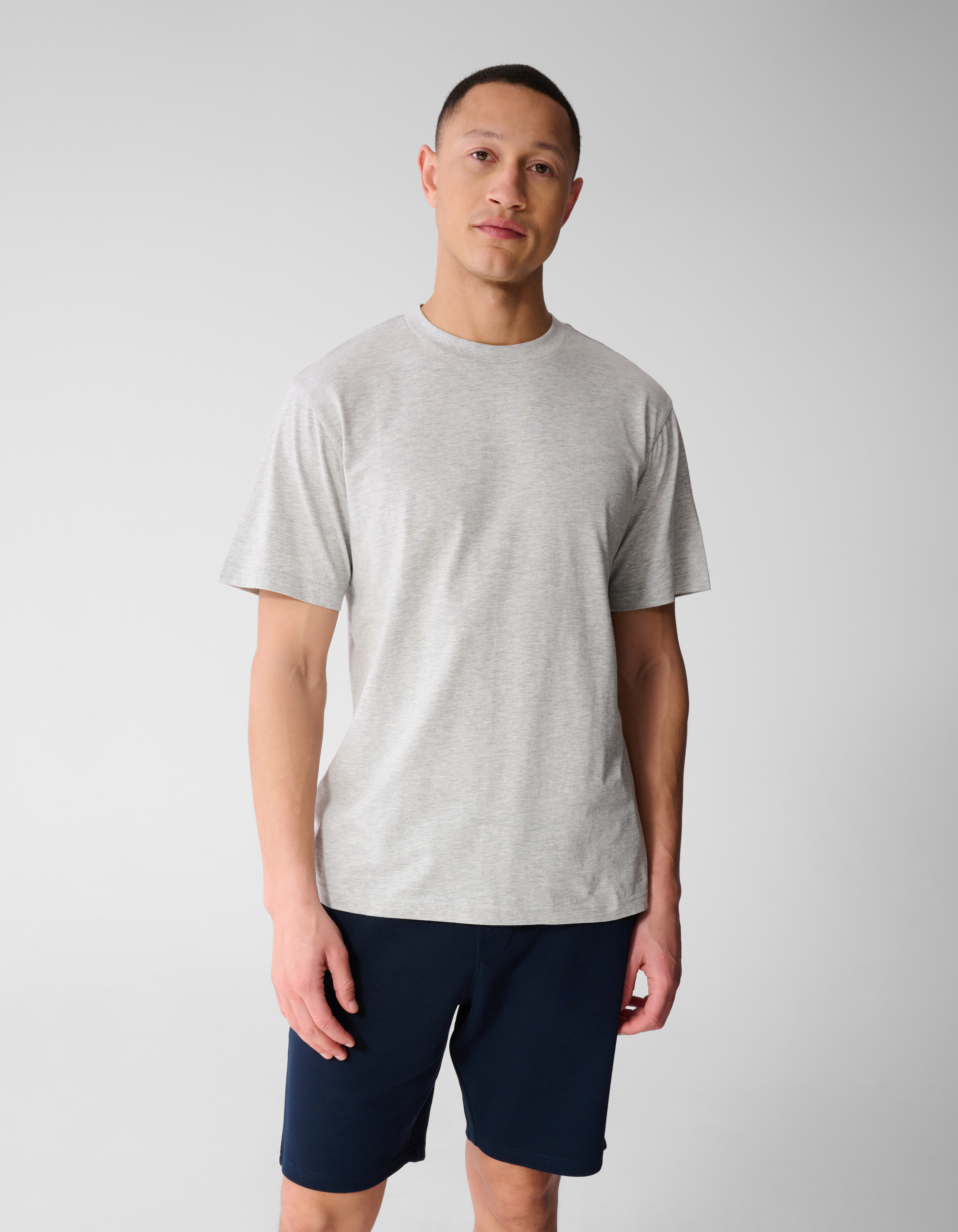 Logo Artwork T-shirt Lichtgrijs SHOEBY MEN
