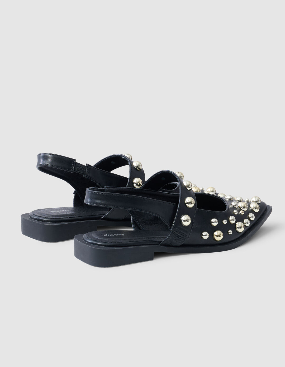 Studs Slingback Zwart SHOEBY SHOES