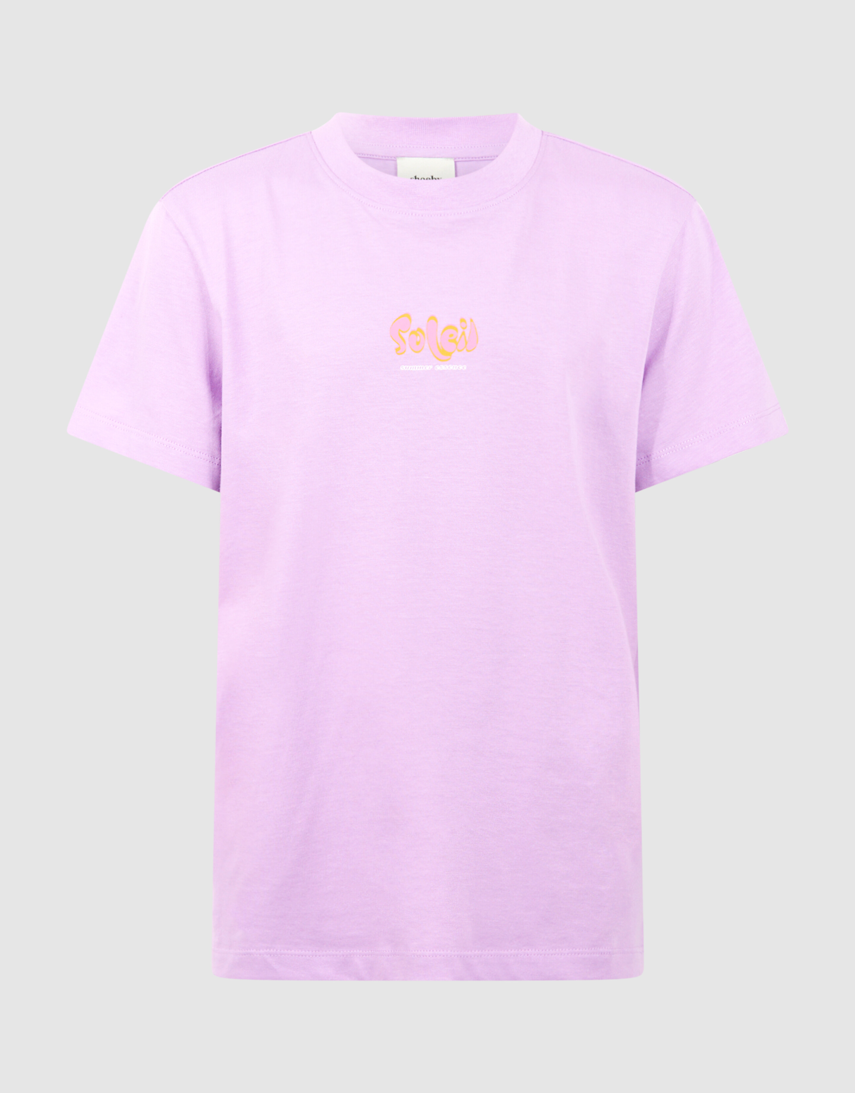 Soleil Artwork T-shirt Lichtpaars SHOEBY GIRLS