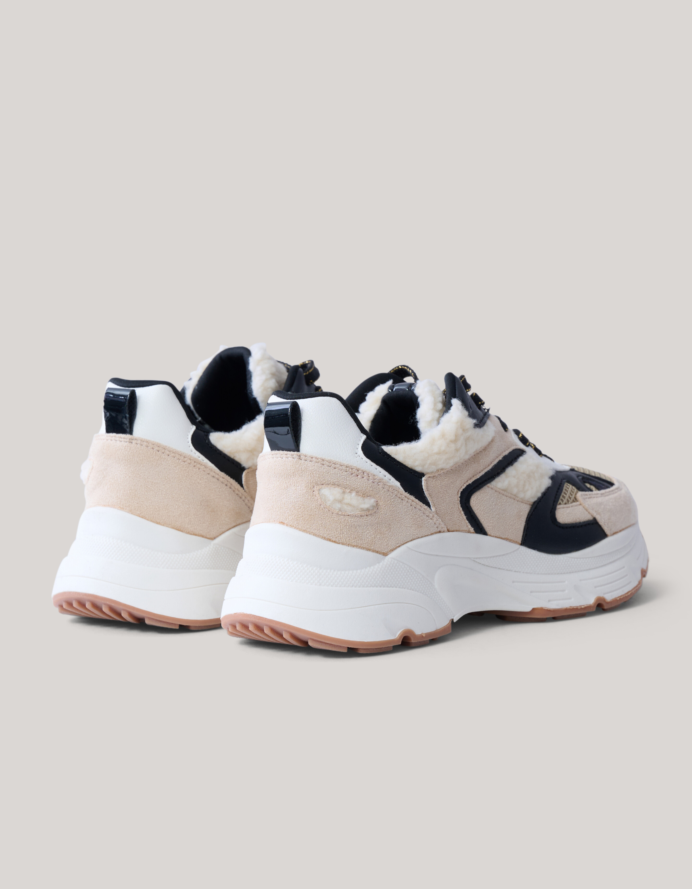 Teddy Sneakers Beige SCHOENEN SHOEBY