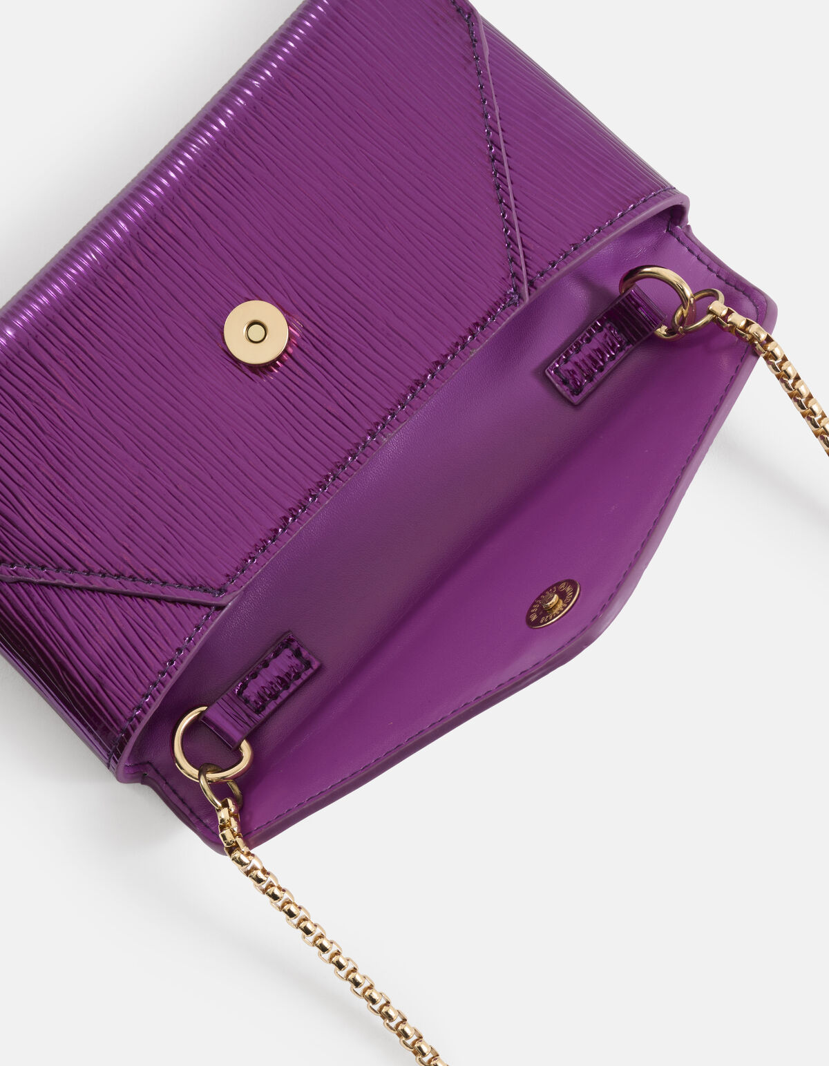 Metallic Clutch Paars SHOEBY ACCESSOIRES