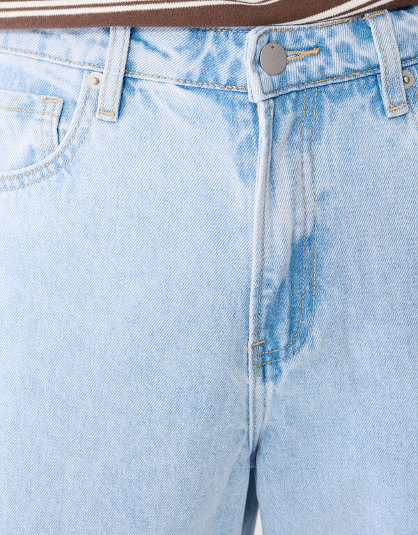 Barrel Fit Jeans Bleached SHOEBY WOMEN
