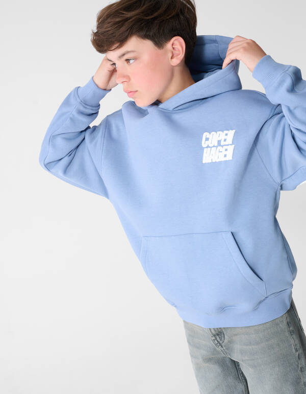 Copenhagen Hoodie Blauw SHOEBY BOYS