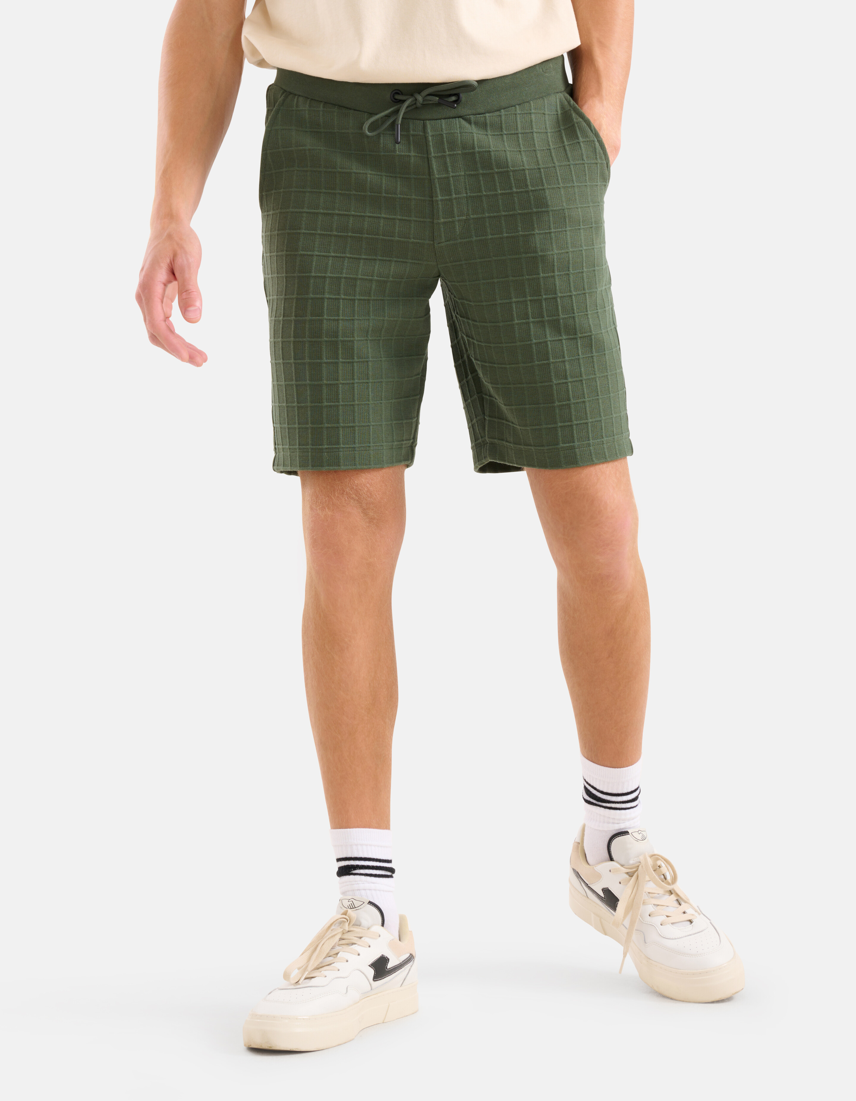 Structuur Short Donkergroen SHOEBY MEN