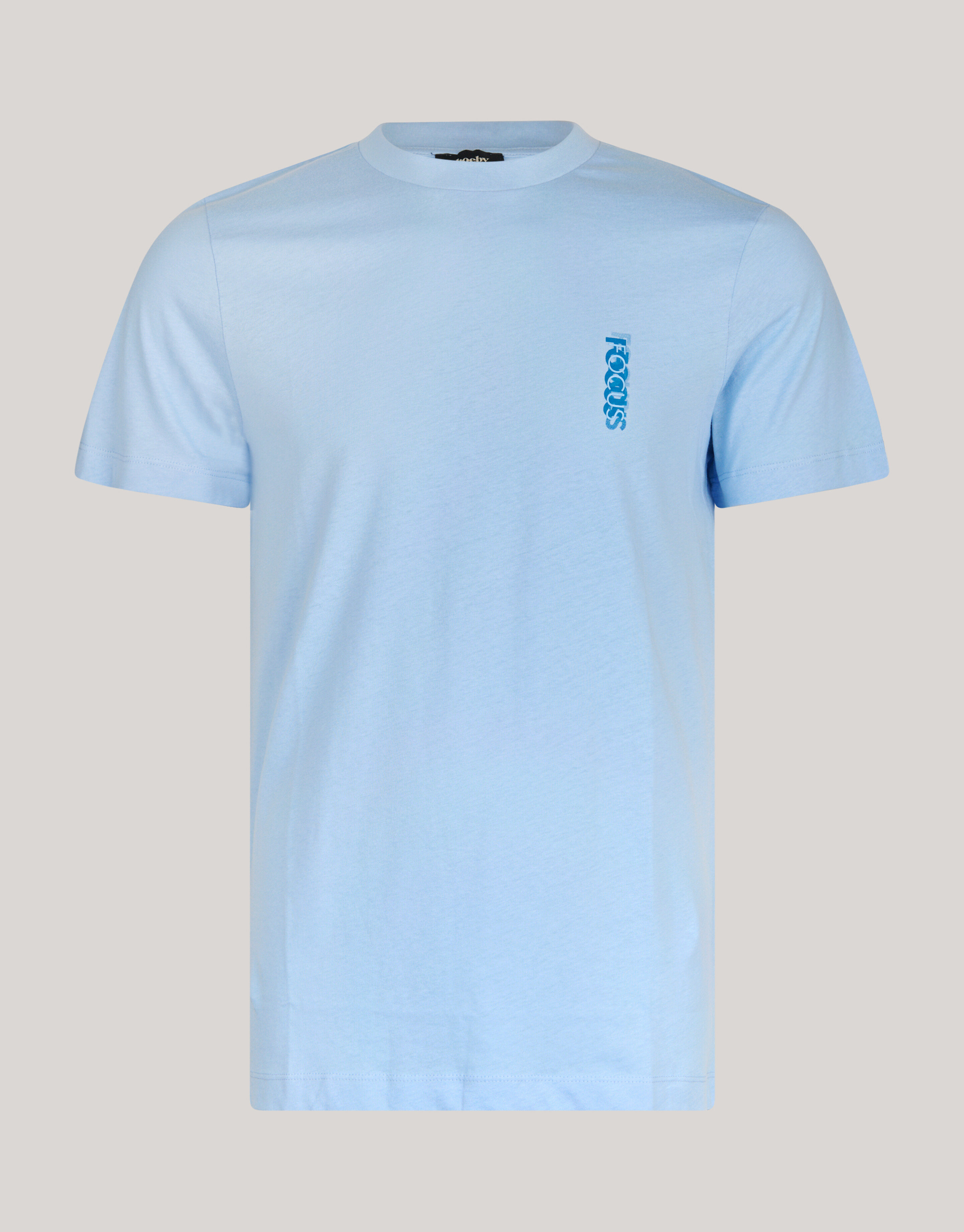 Artwork T-shirt Lichtblauw SHOEBY MEN