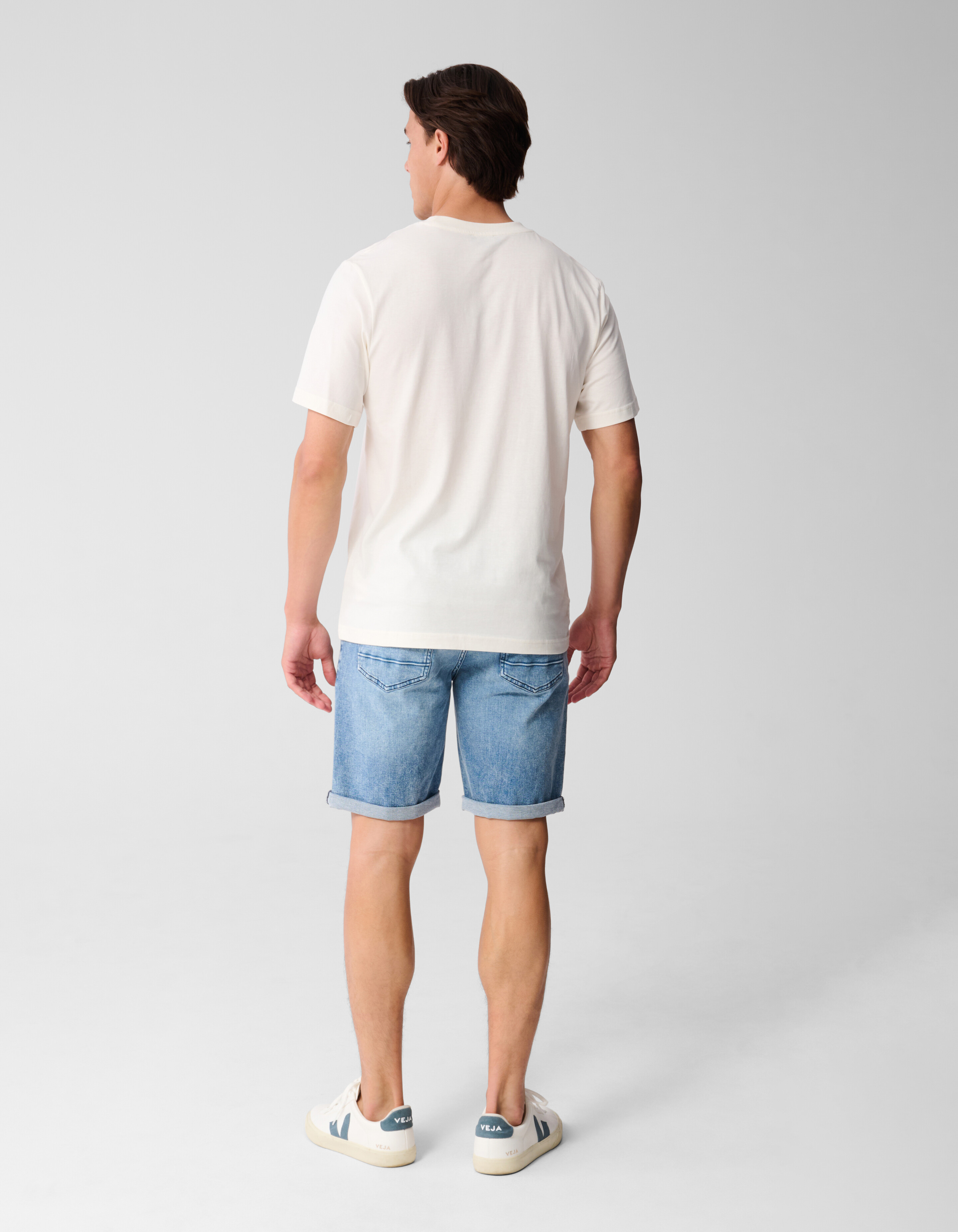 Palm Artwork T-shirt Gebroken Wit SHOEBY MEN