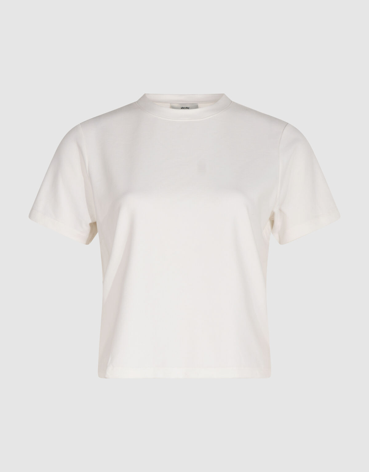 Basis T-shirt Wit By Anna SHOEBY WOMEN