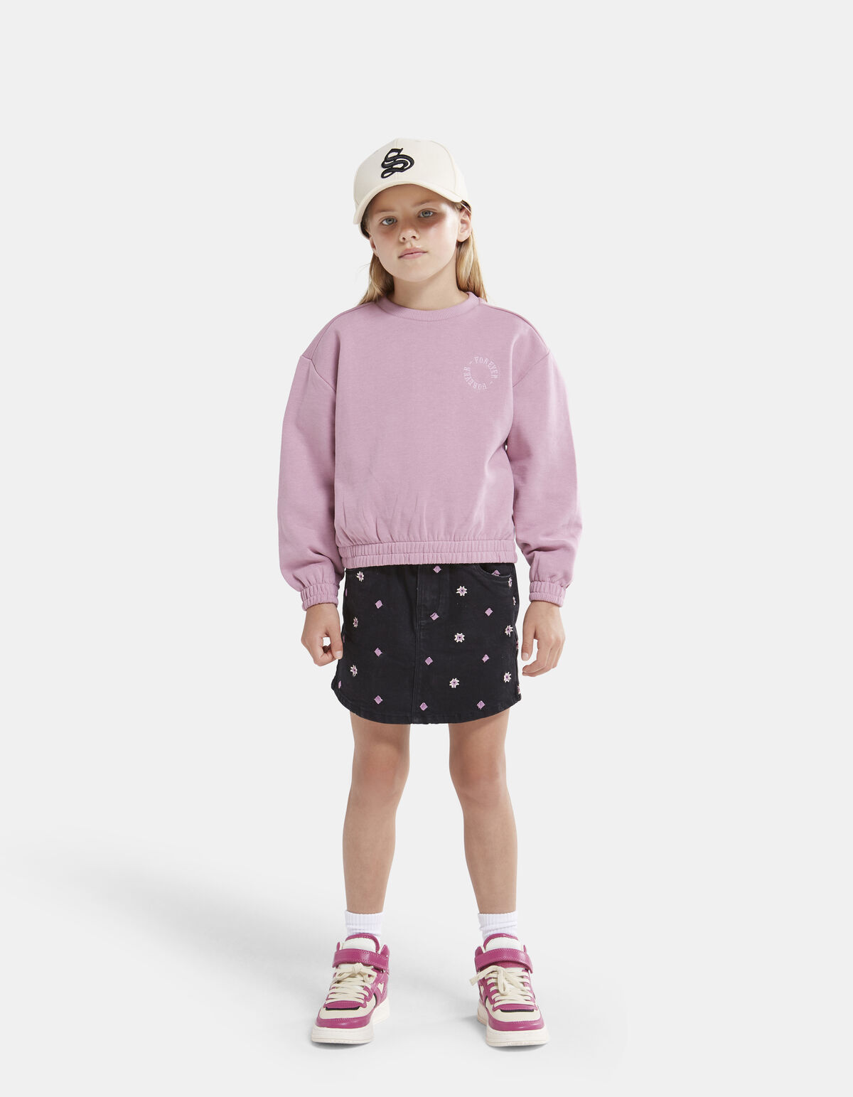 Katoenen Sweater Roze SHOEBY GIRLS