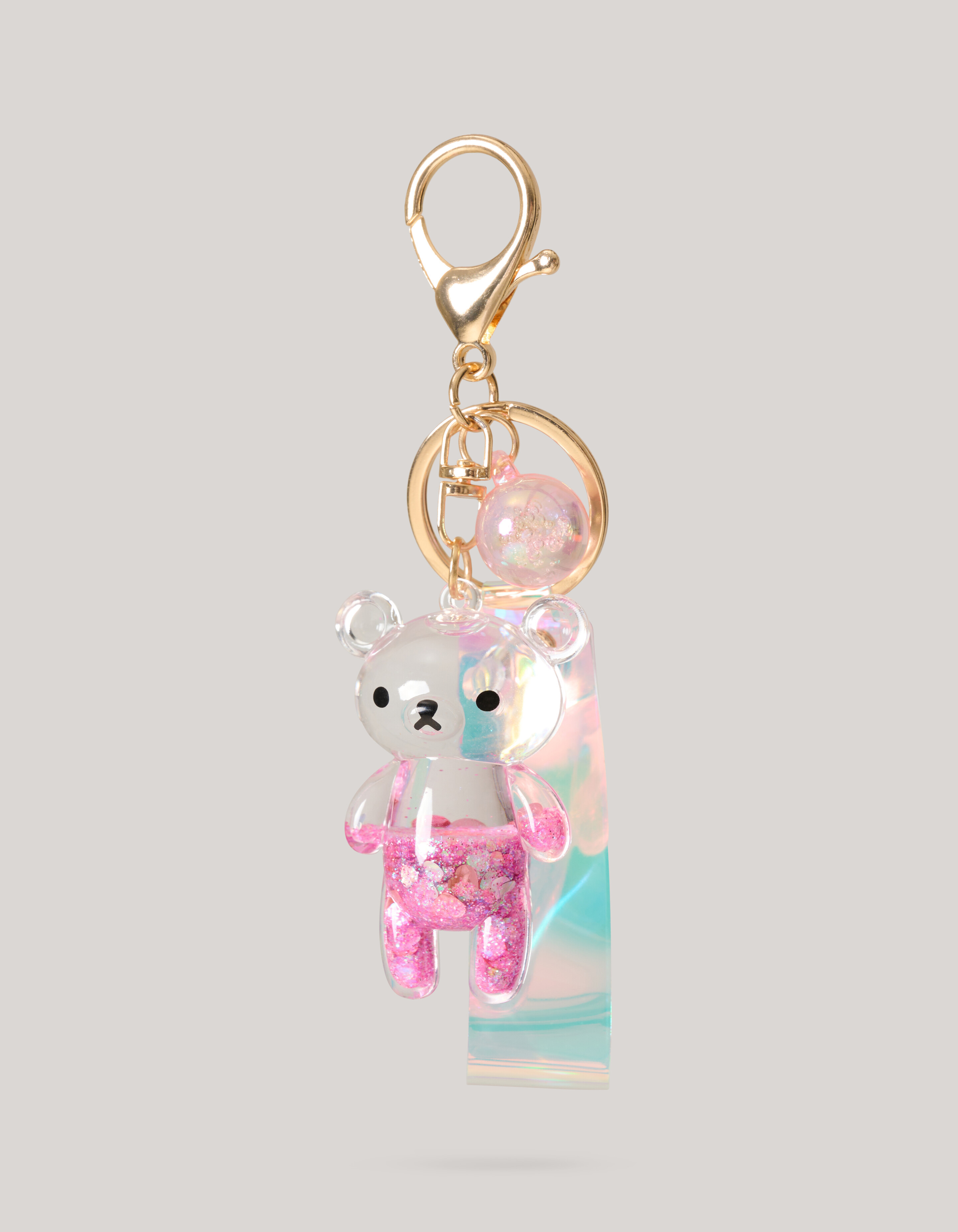 Beer Sleutelhanger Roze SHOEBY ACCESSOIRES