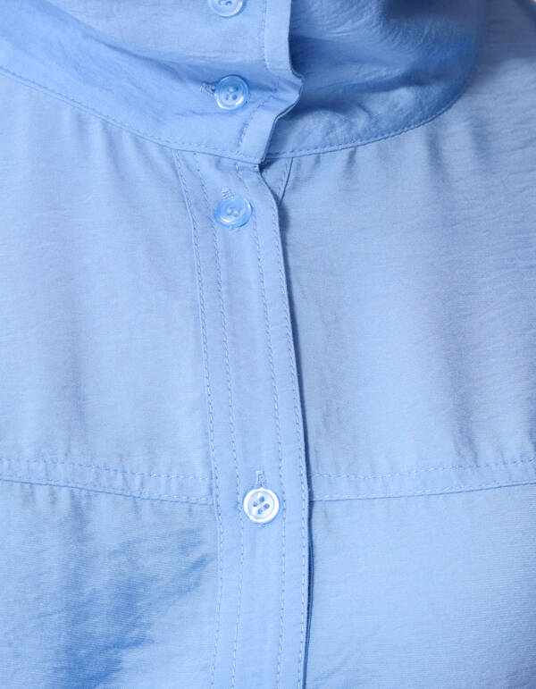 Drawstring Blouse Blauw SHOEBY WOMEN